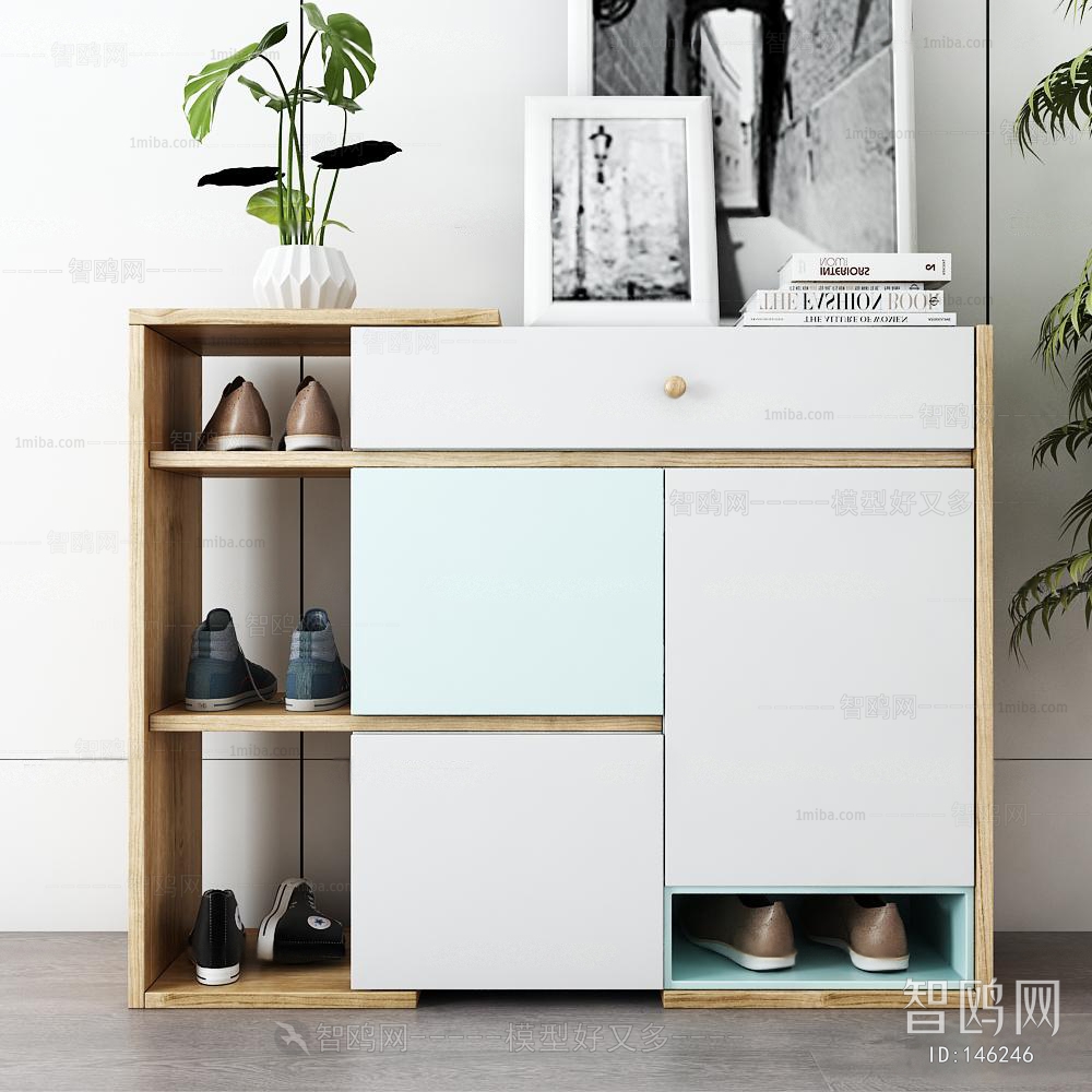 Modern Simple Style Shoe Cabinet