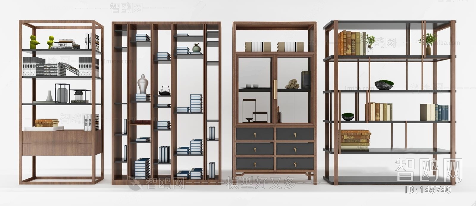 New Chinese Style Bookshelf