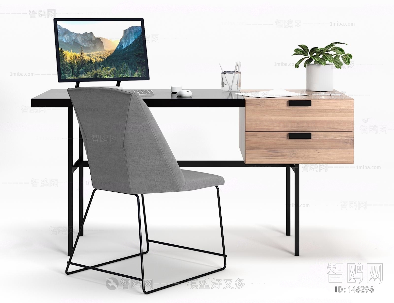 Modern Computer Desk And Chair