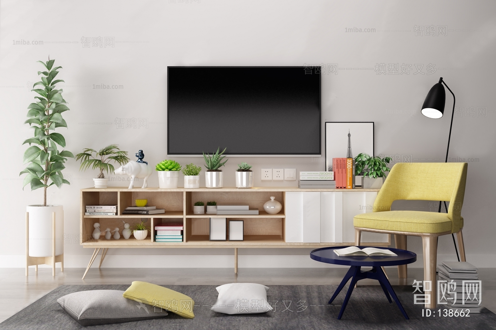 Nordic Style TV Cabinet