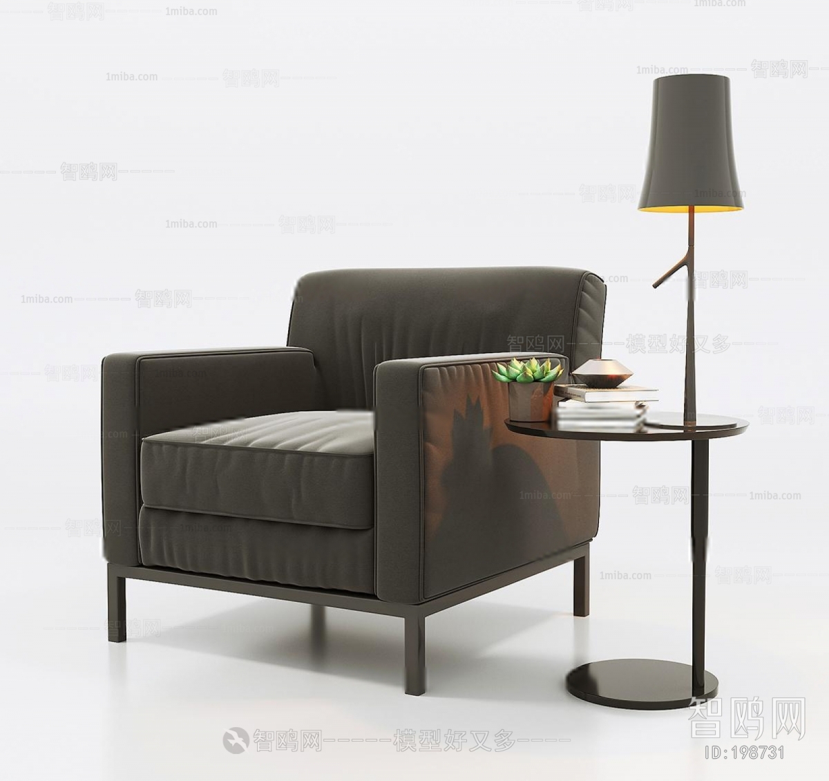 Nordic Style Single Sofa