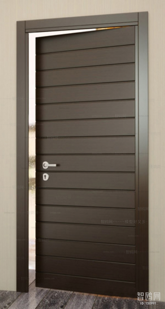 Modern Solid Wood Door