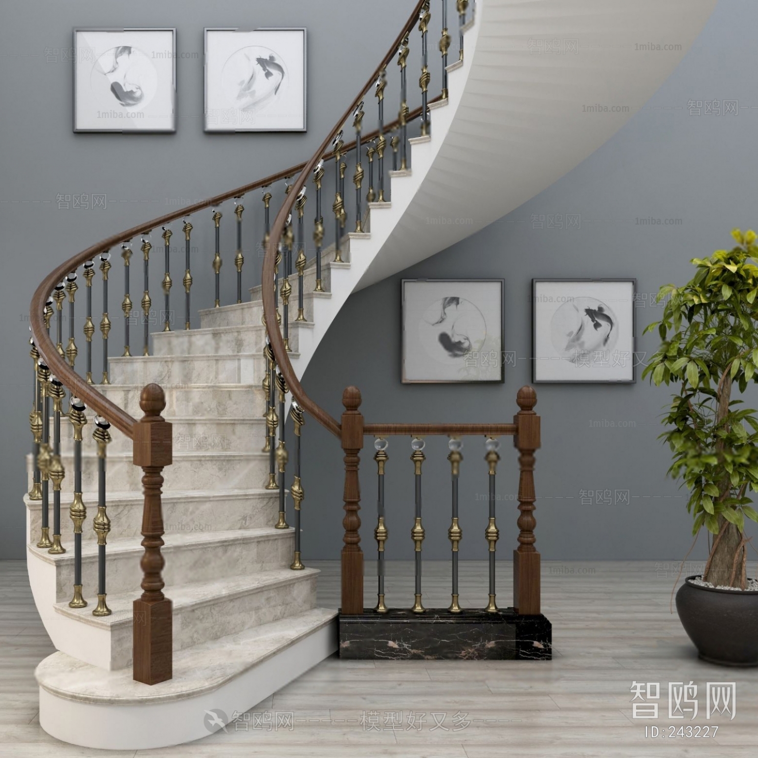 European Style Stair Balustrade/elevator