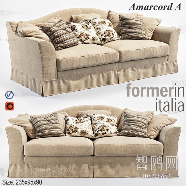 American Style A Sofa For Two