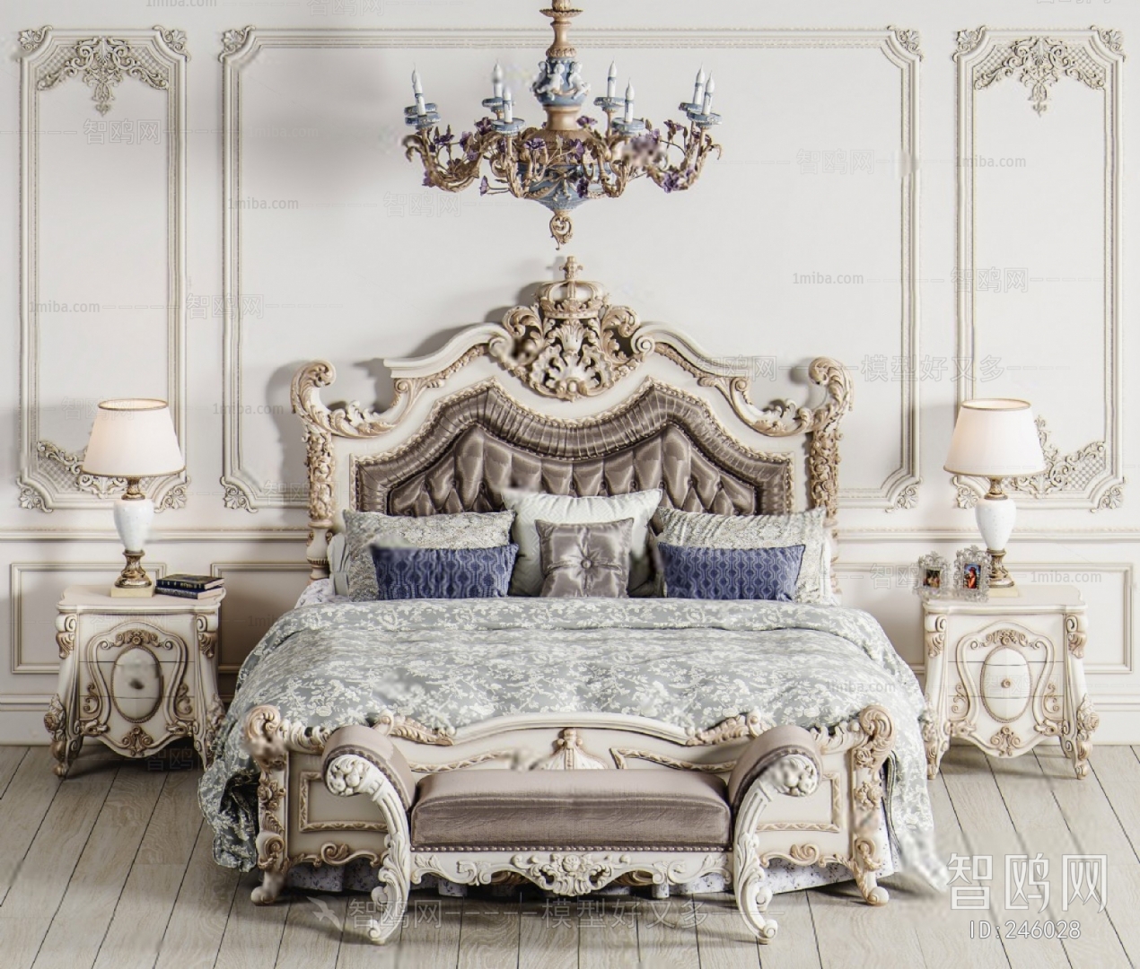 French Style Double Bed