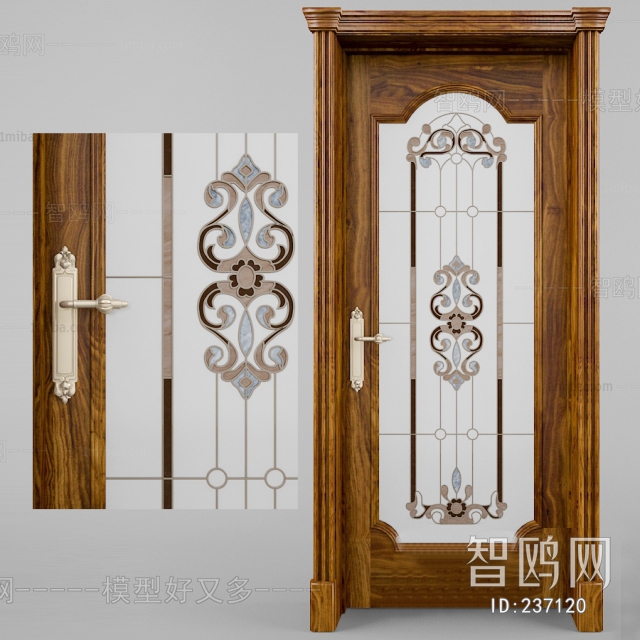 European Style Solid Wood Door