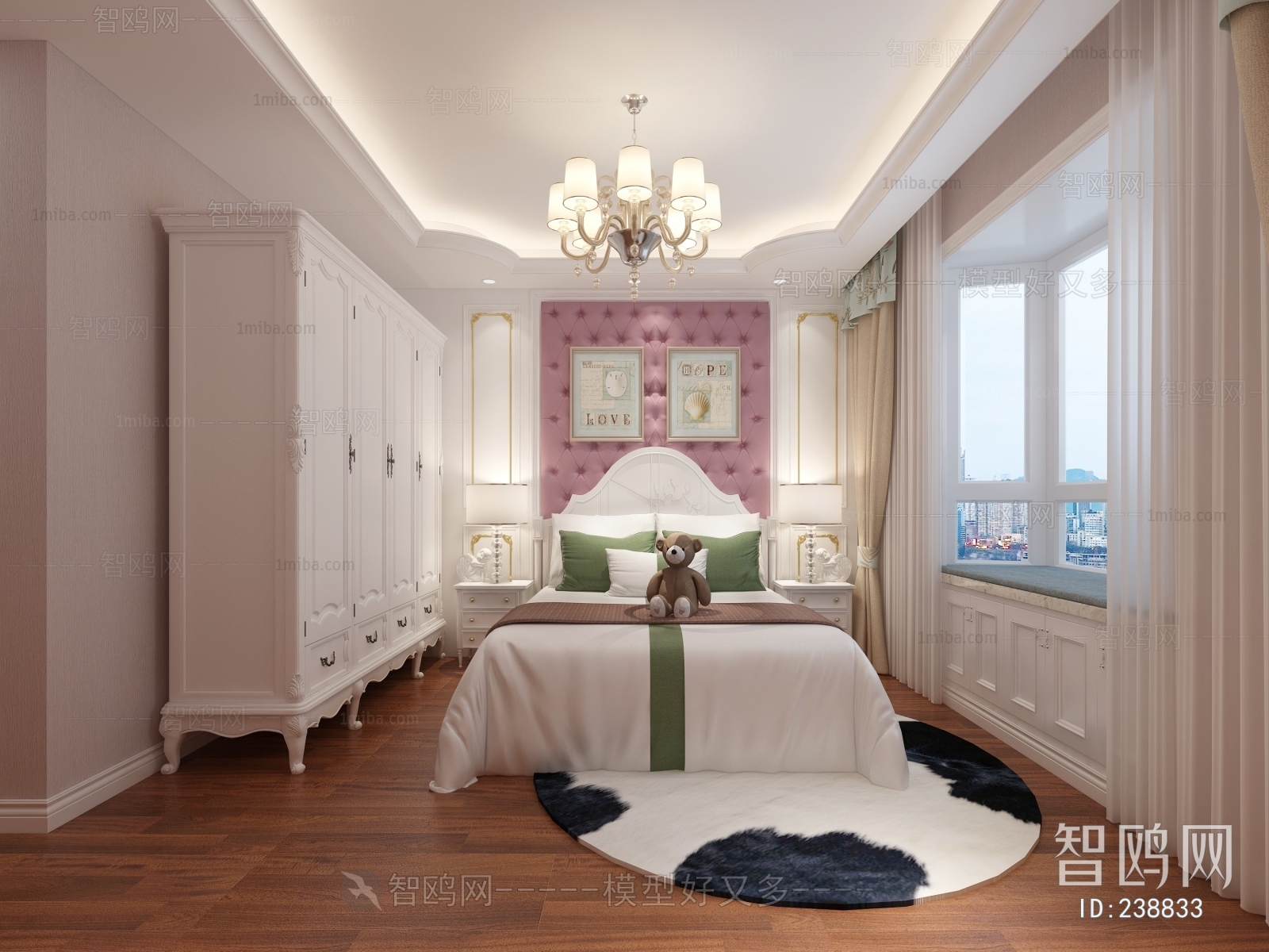 Simple European Style Children's Room