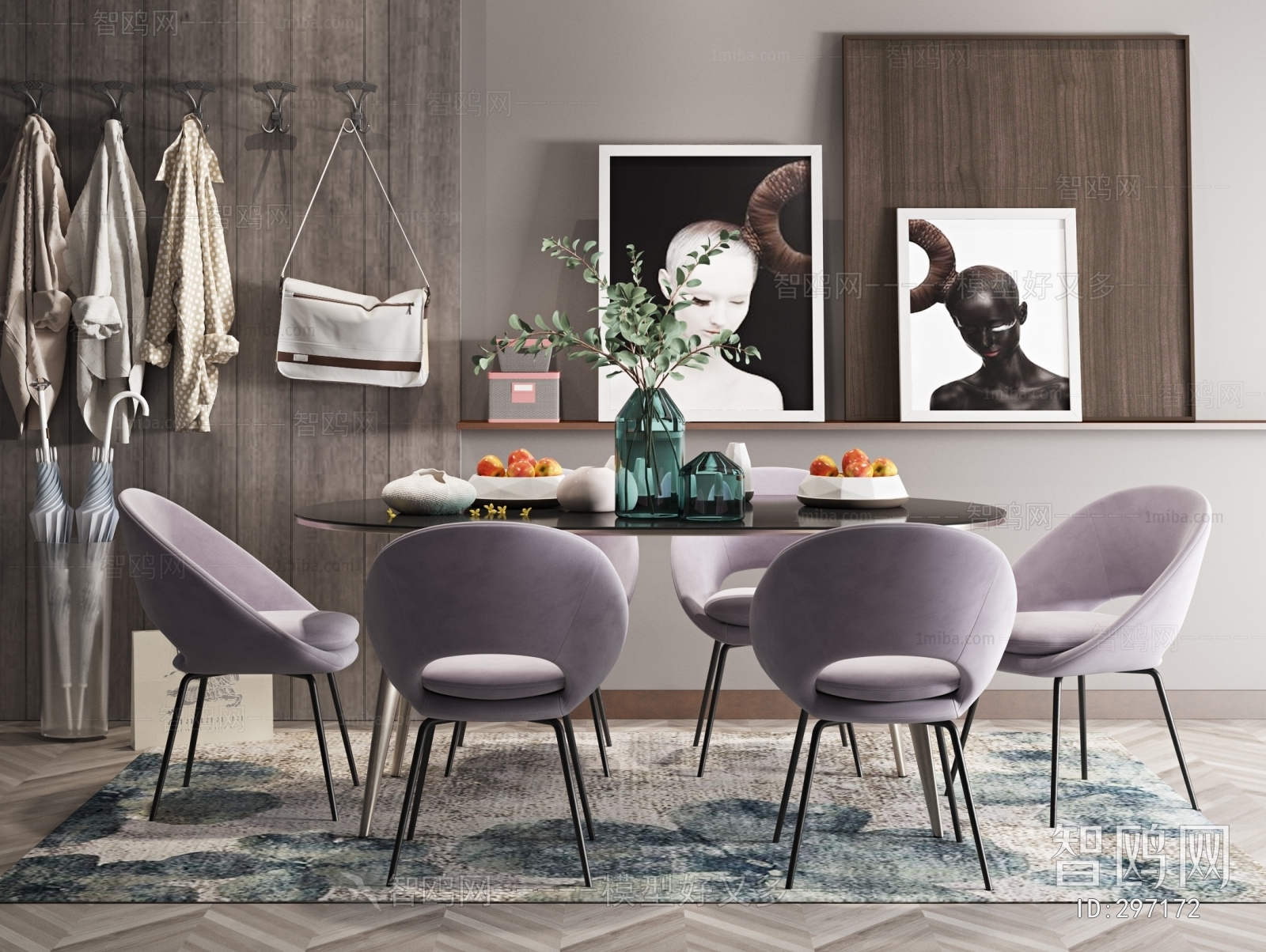 Nordic Style Dining Table And Chairs