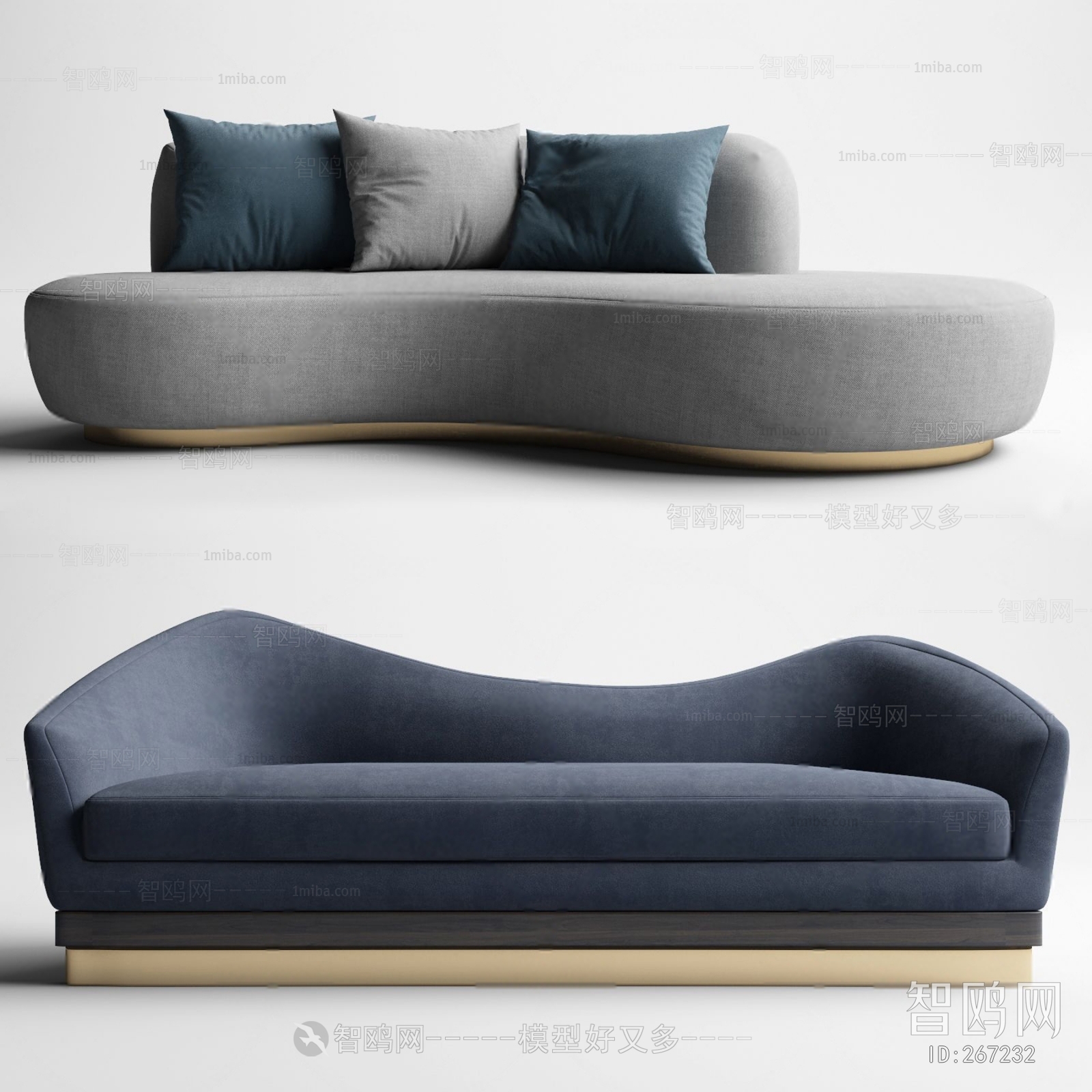 Modern Multi Person Sofa