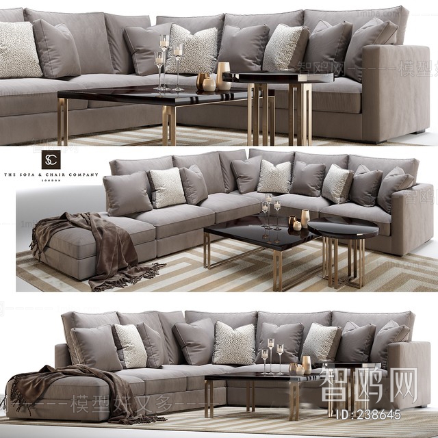 Modern Multi Person Sofa