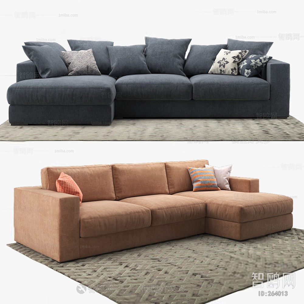 Modern Multi Person Sofa