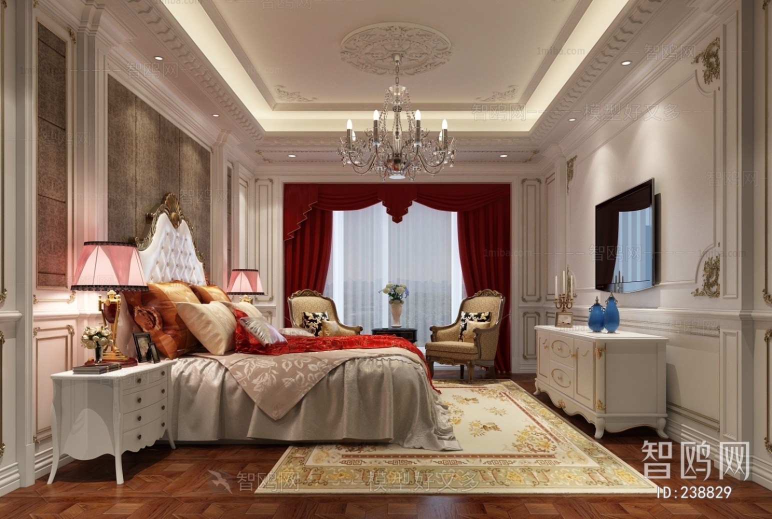 European Style Bedroom