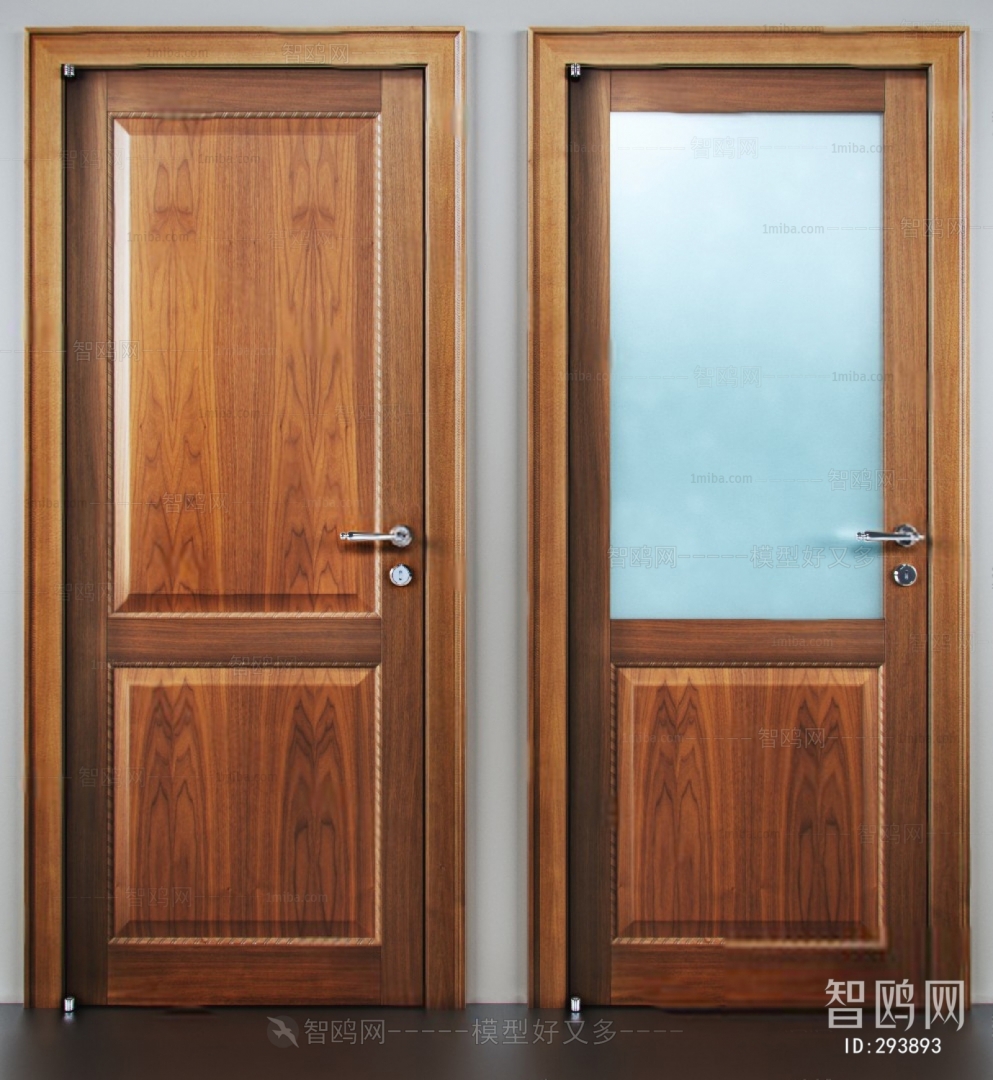 Modern Solid Wood Door