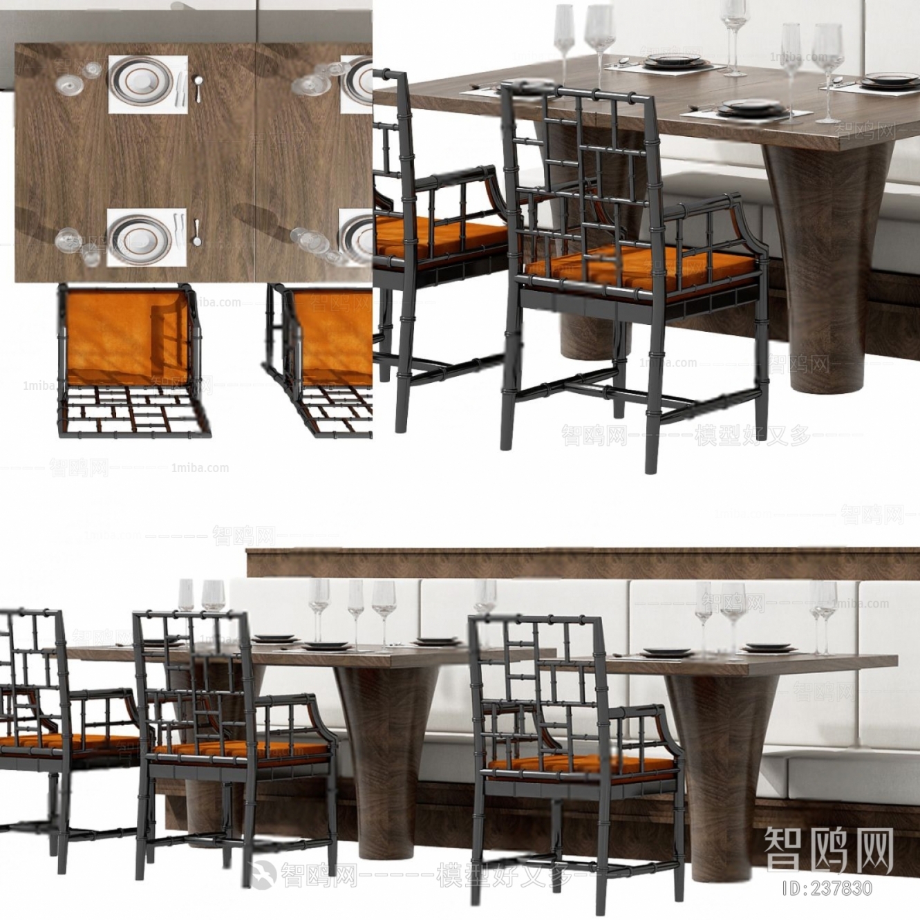 New Chinese Style Dining Table And Chairs