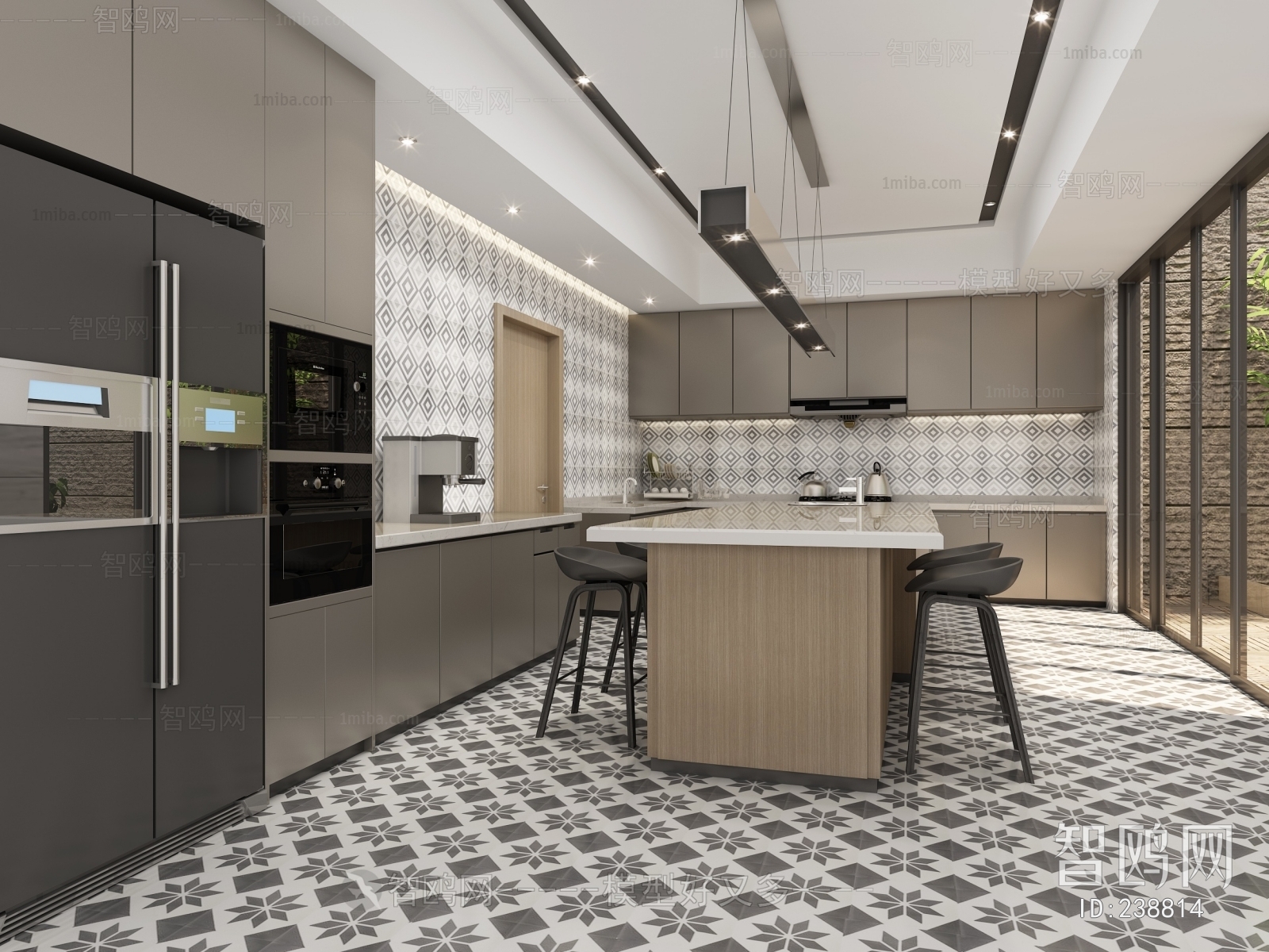 Modern The Kitchen