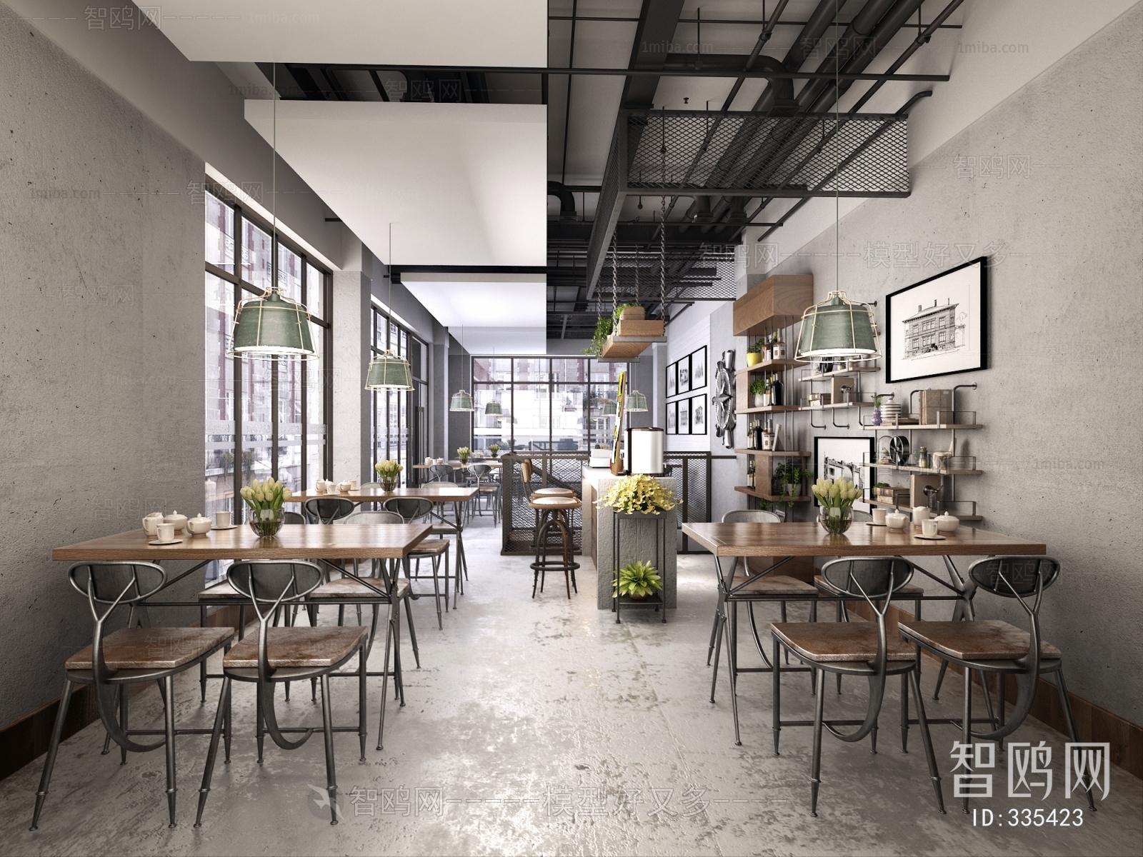 Industrial Style Restaurant