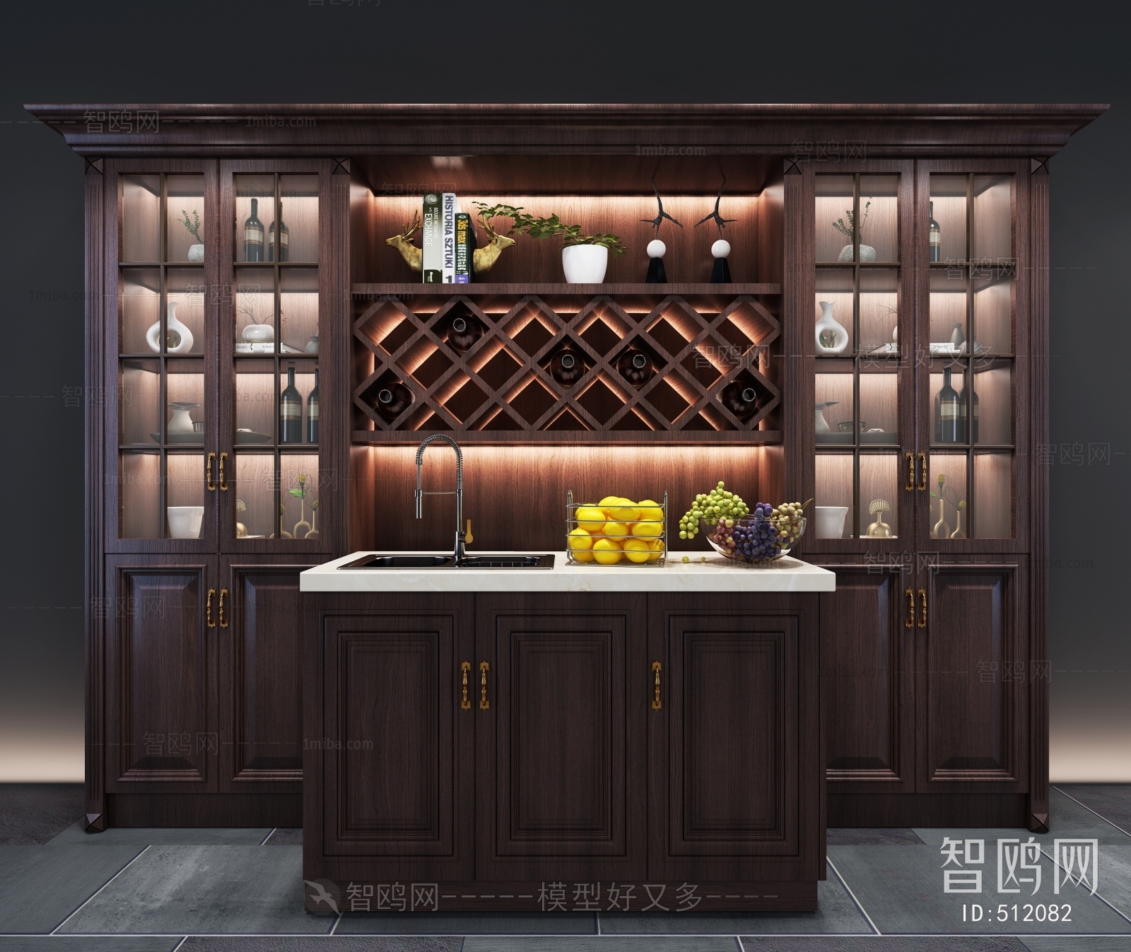 American Style Wine Cabinet