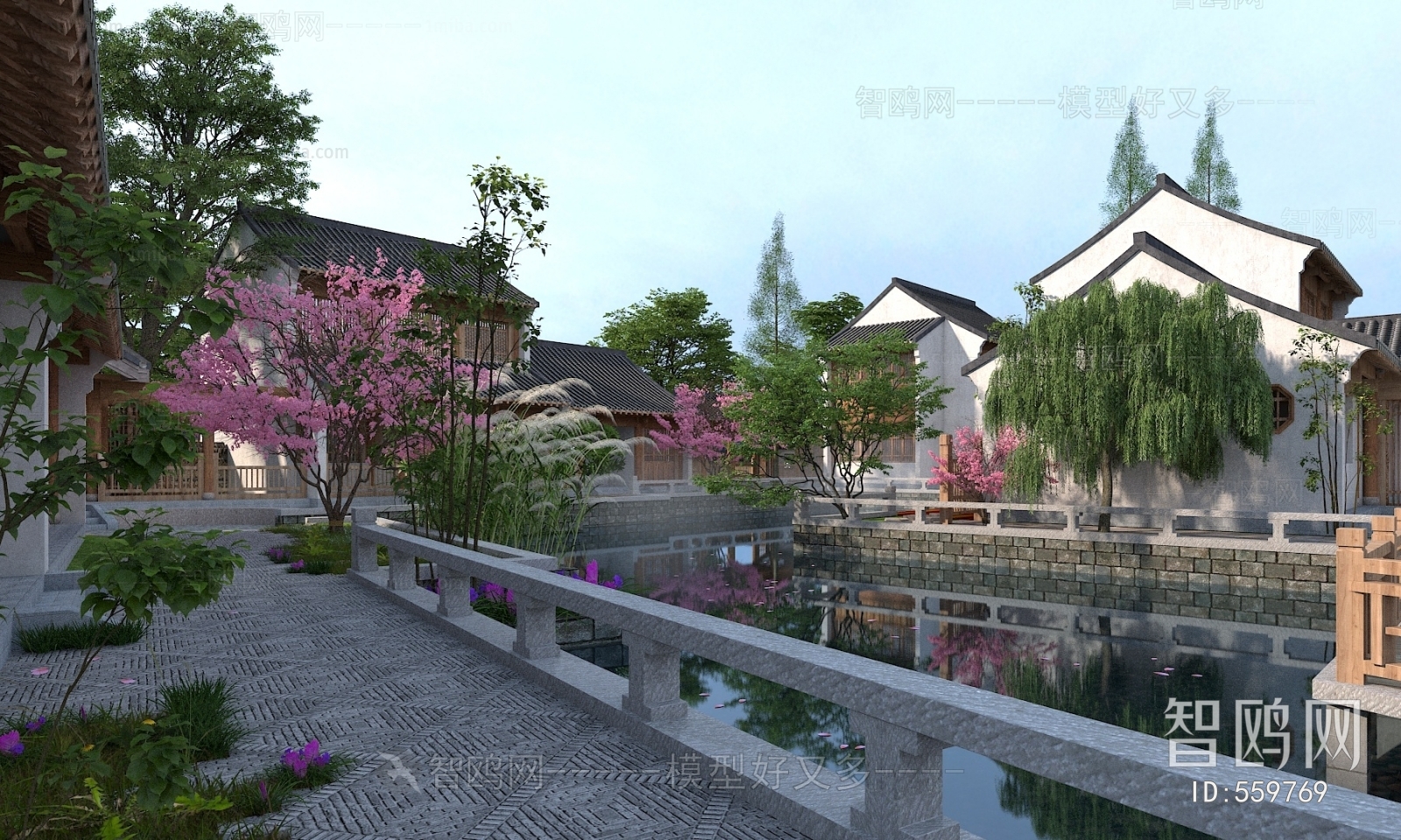 New Chinese Style Courtyard/landscape