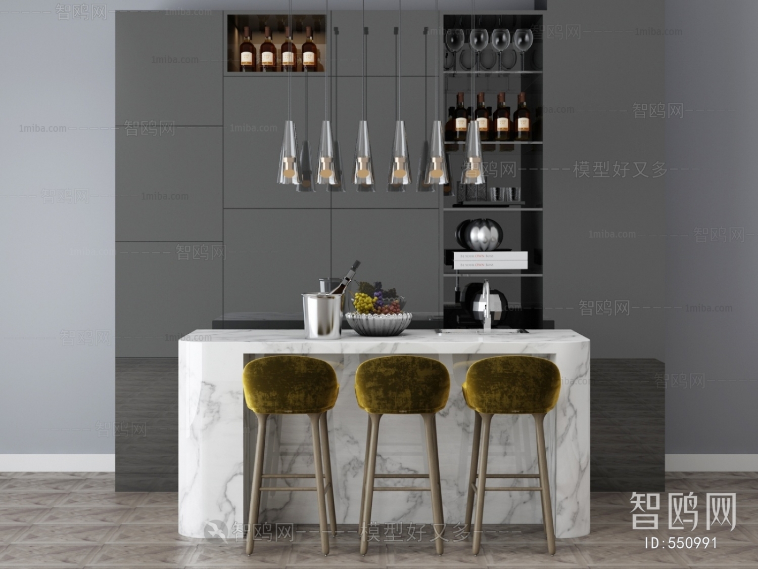 Modern Counter Bar