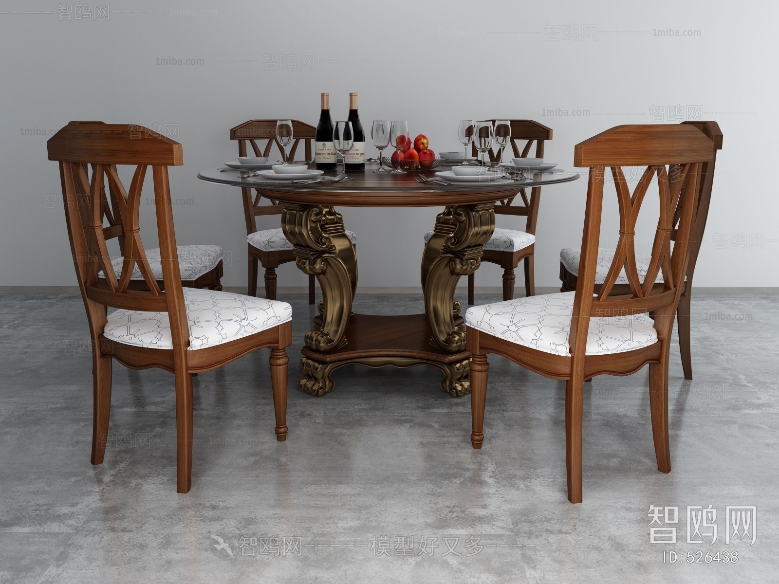 American Style Dining Table And Chairs