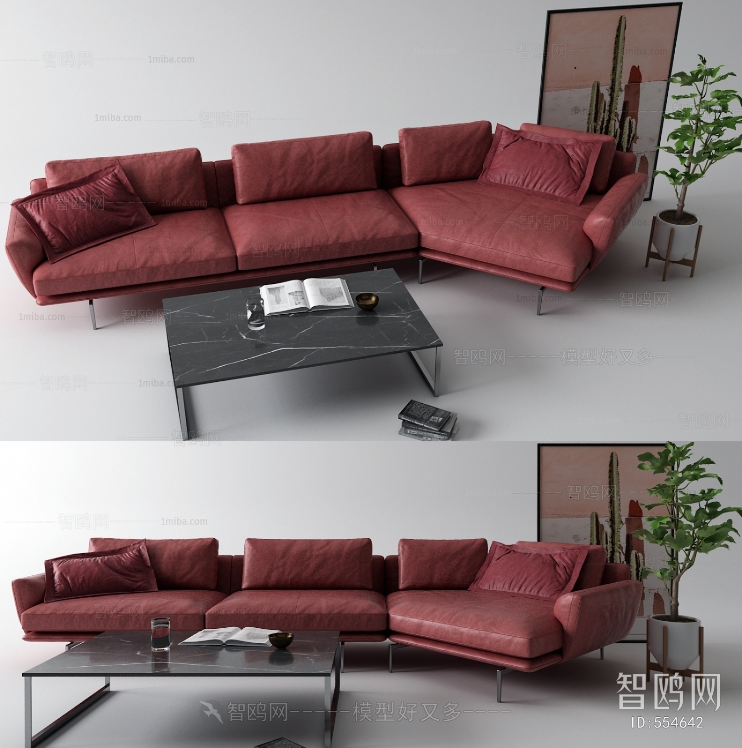 Modern Three-seat Sofa