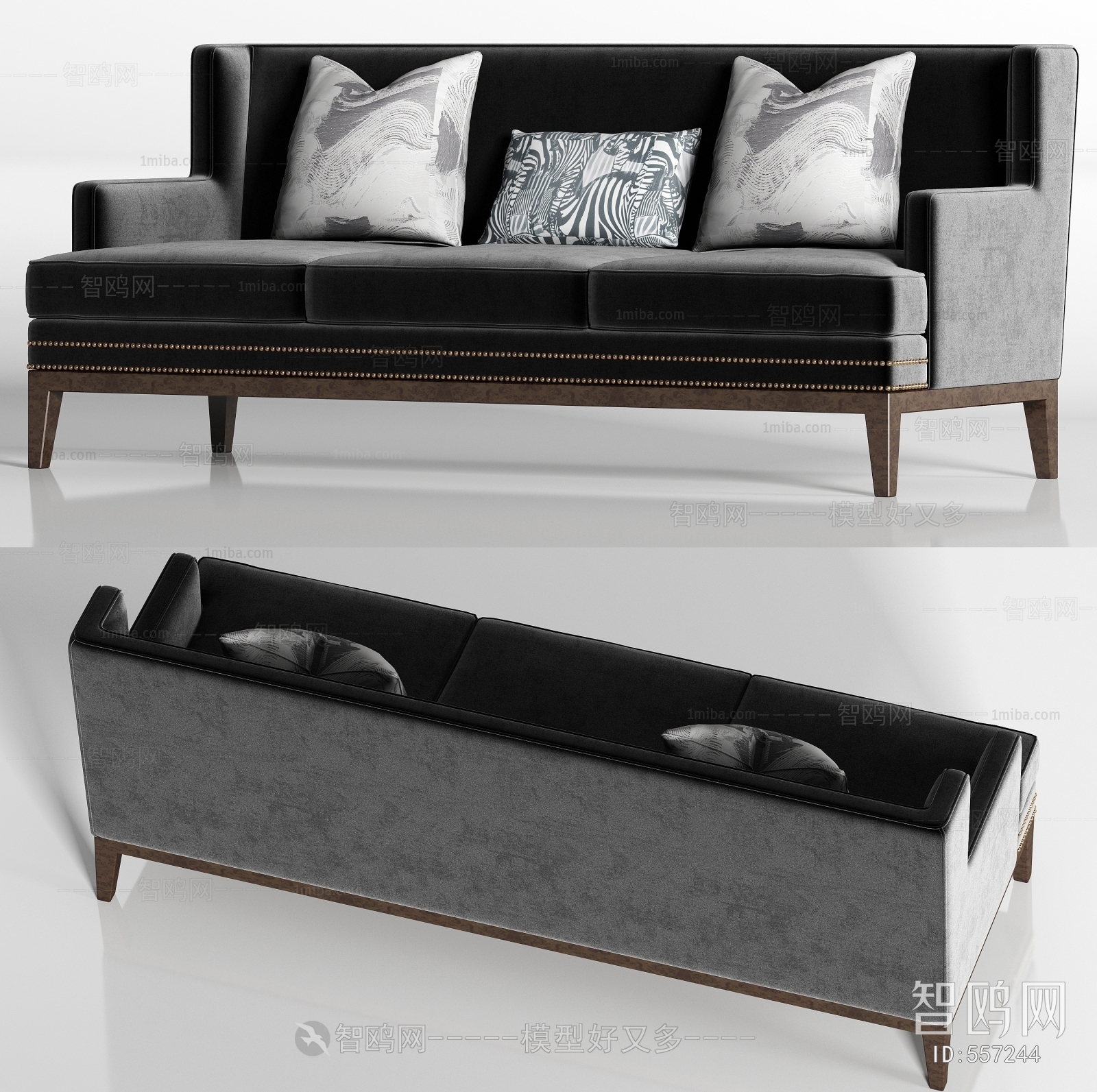 Modern Three-seat Sofa