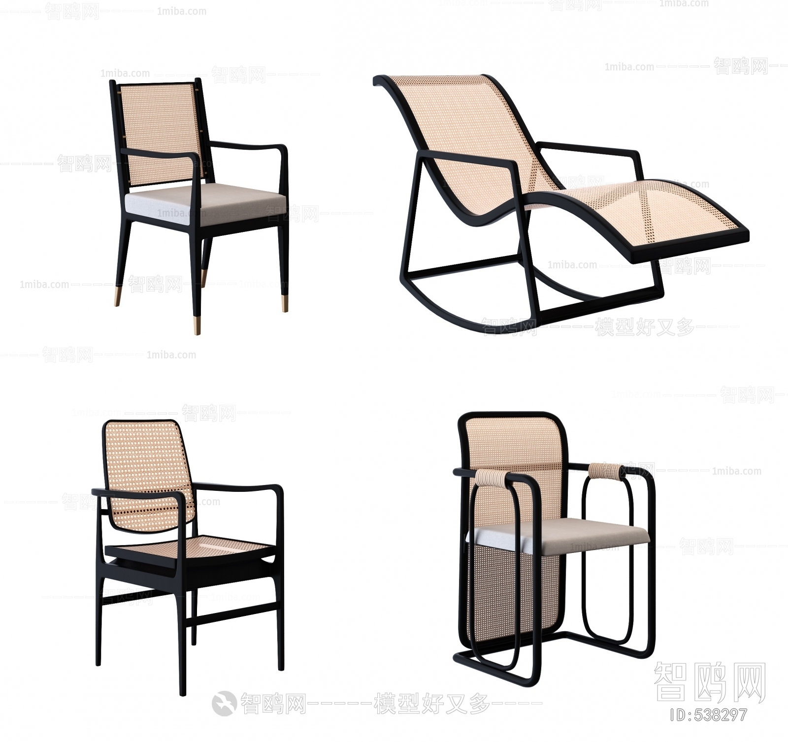 New Chinese Style Lounge Chair