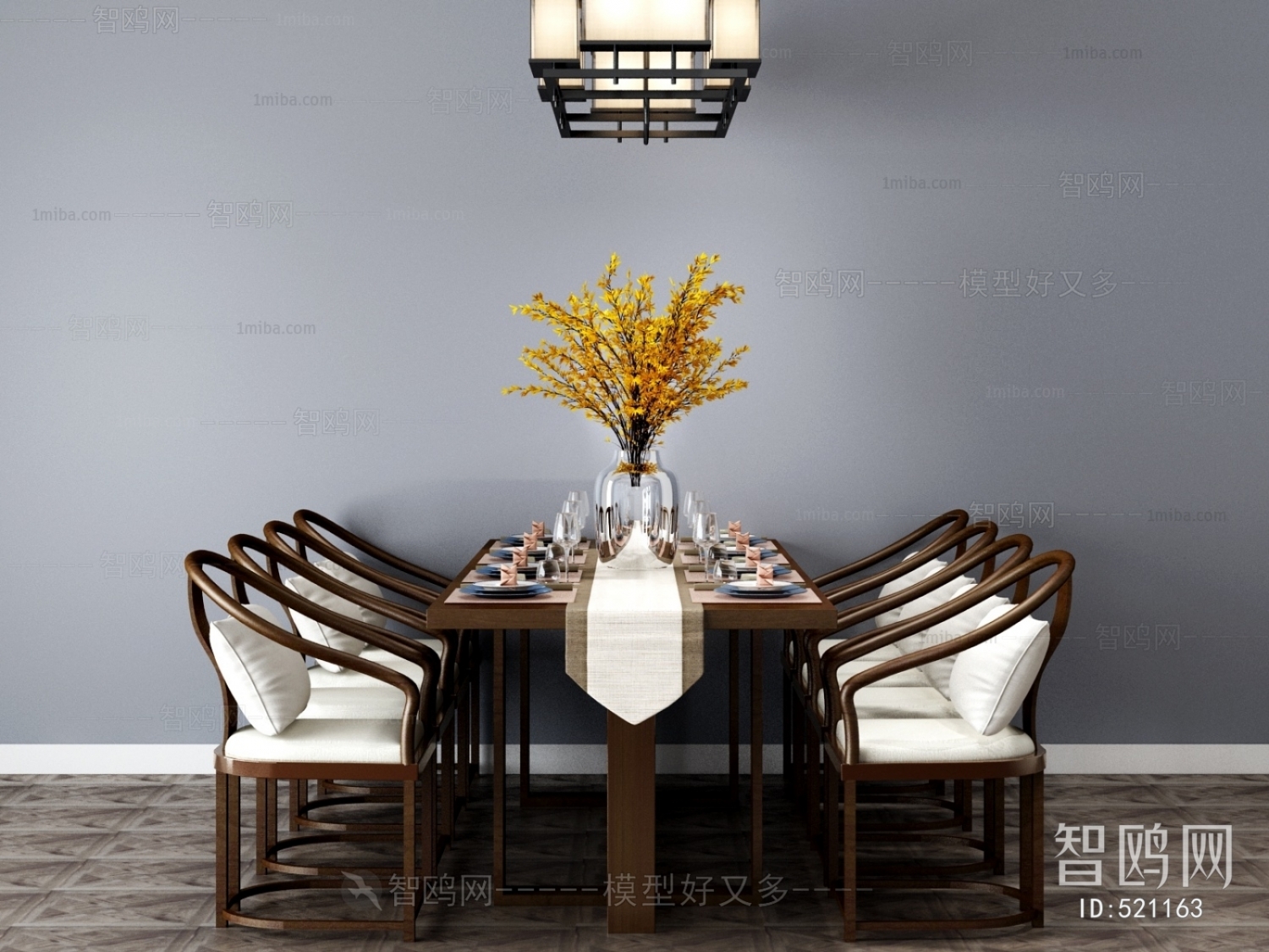 New Chinese Style Dining Table And Chairs