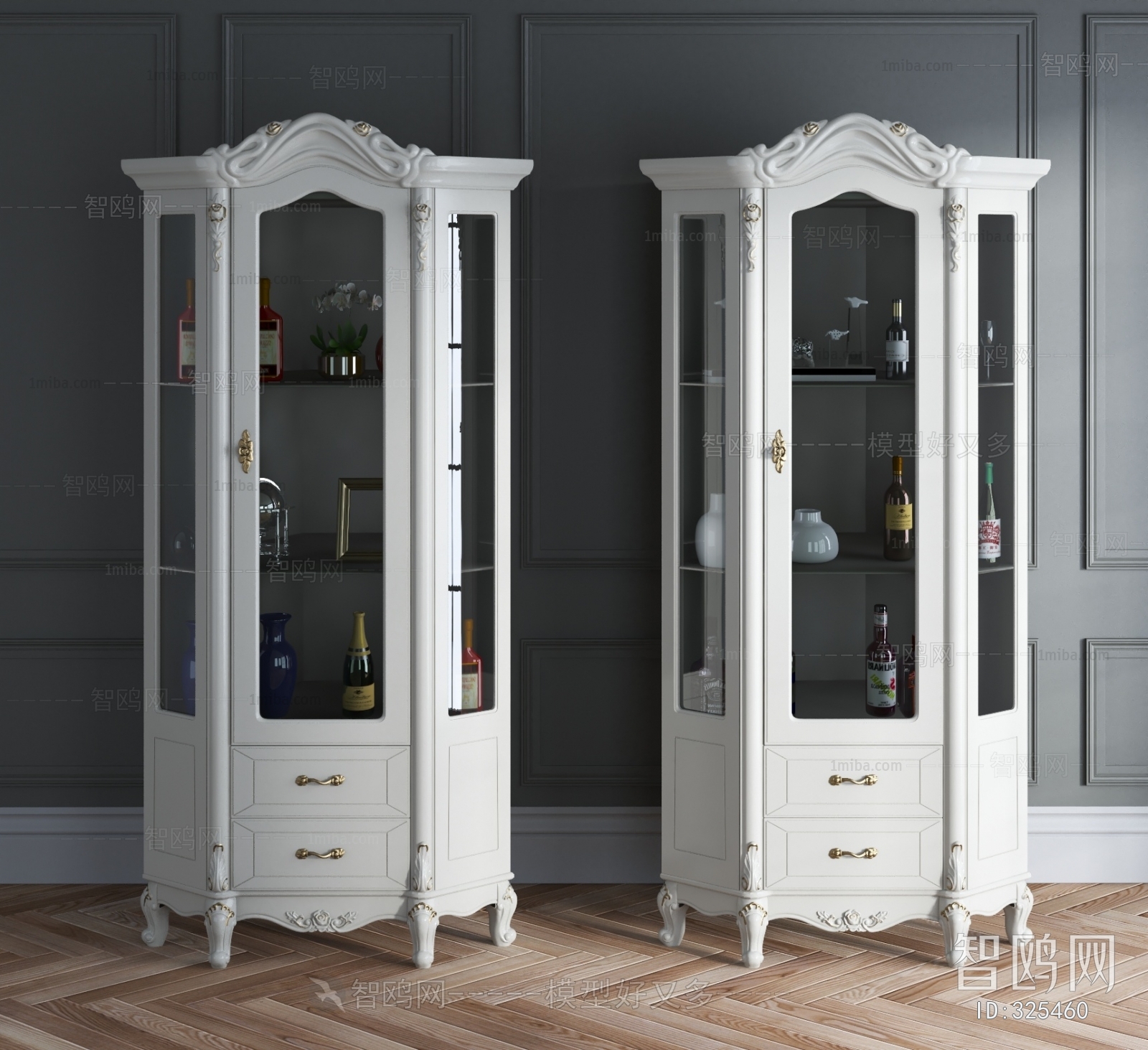 European Style Wine Cabinet