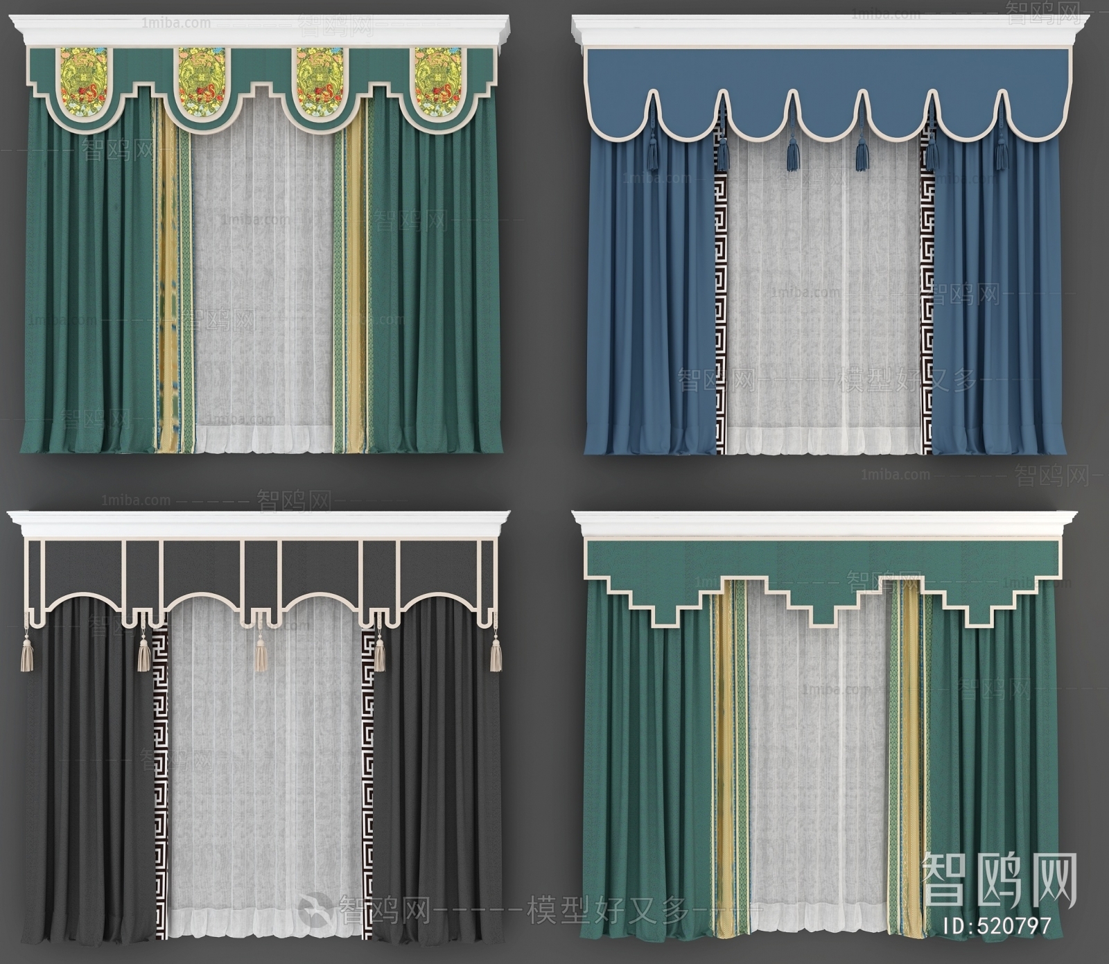 New Chinese Style The Curtain