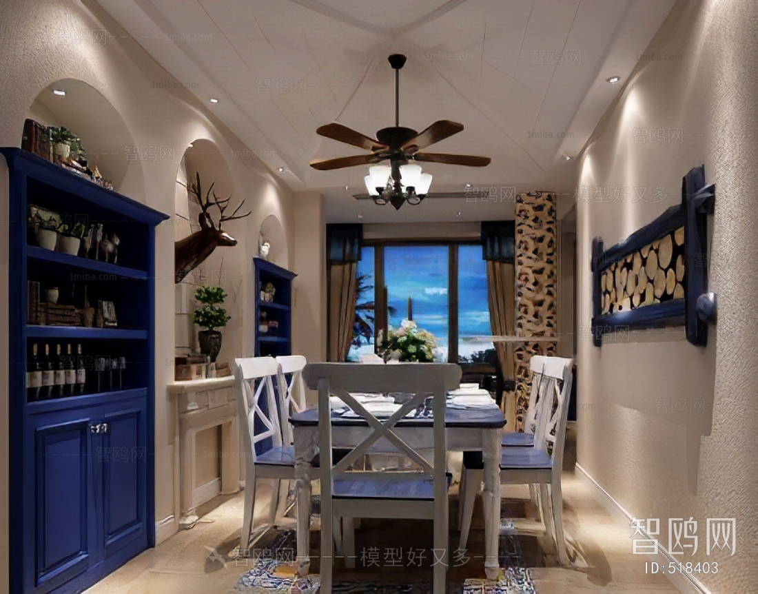 Mediterranean Style Dining Room