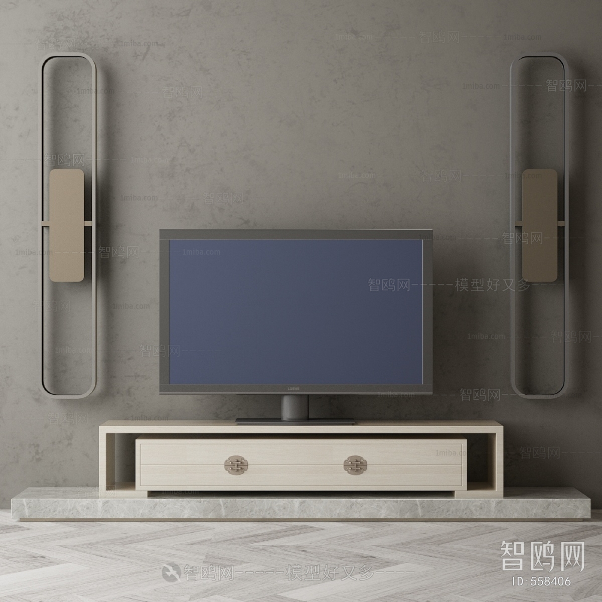 New Chinese Style TV Cabinet