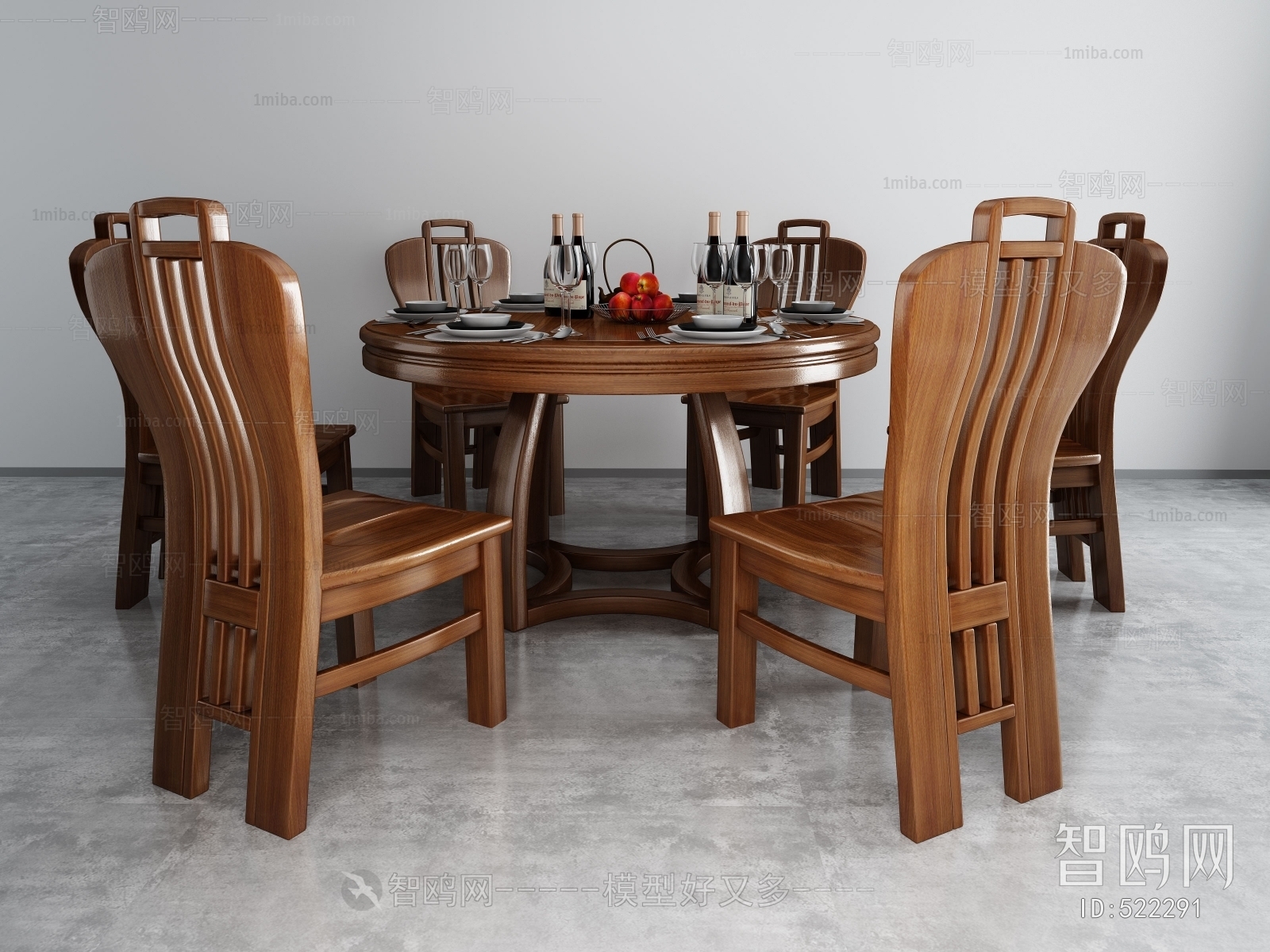 Chinese Style Dining Table And Chairs