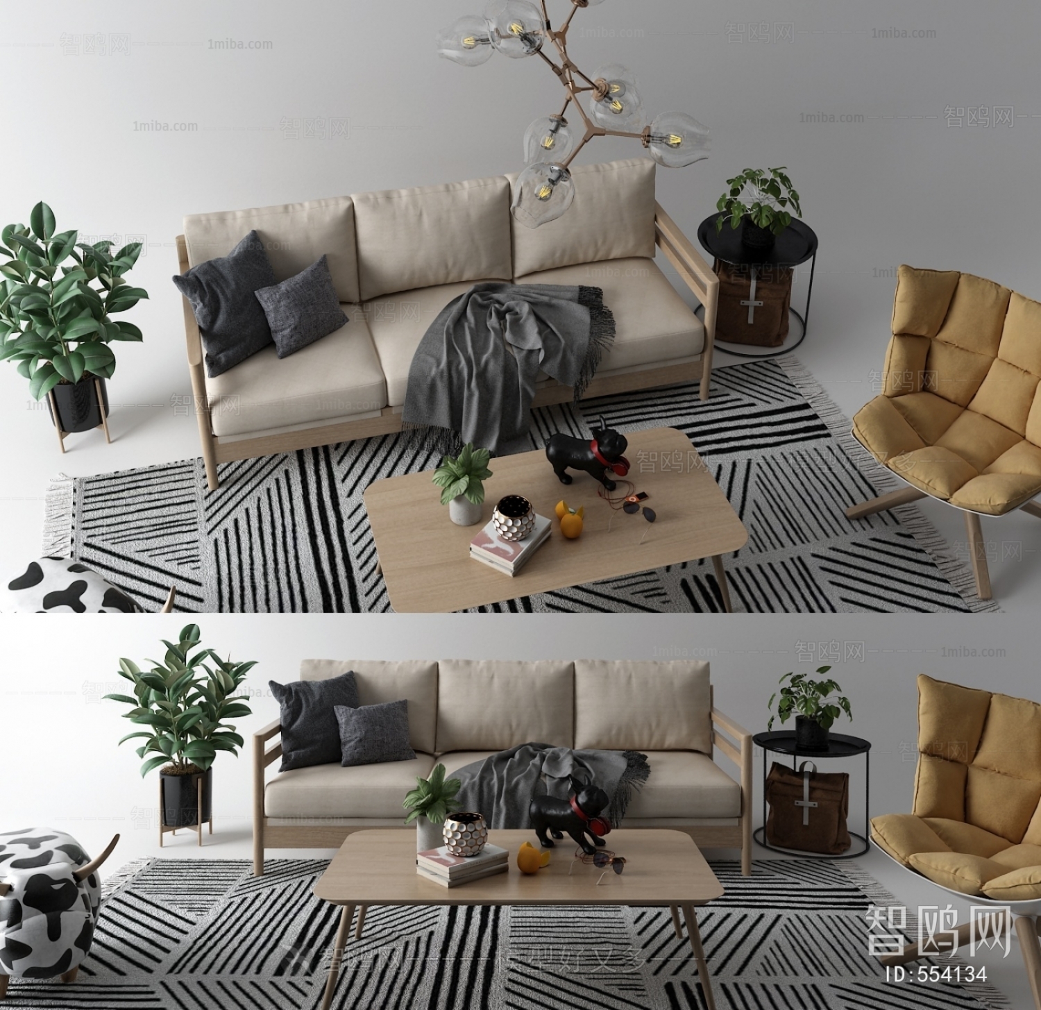 Nordic Style Sofa Combination