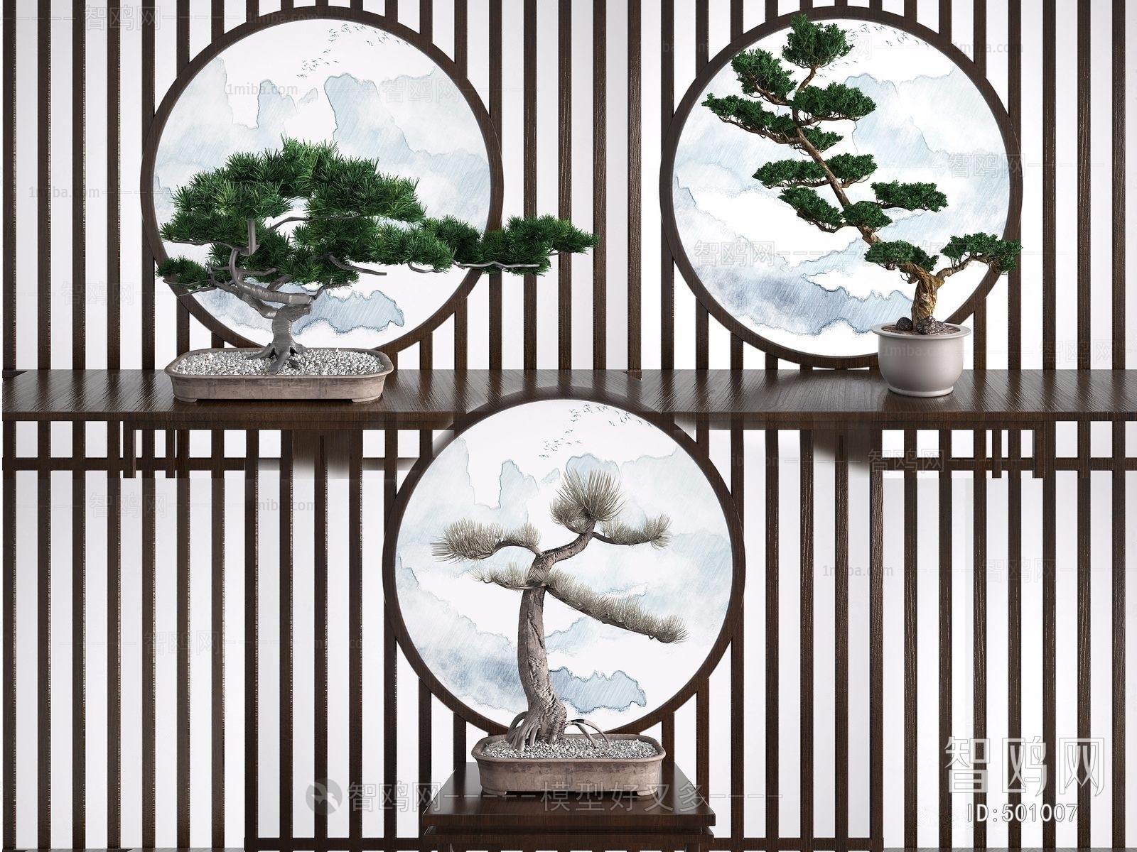 New Chinese Style Bonsai