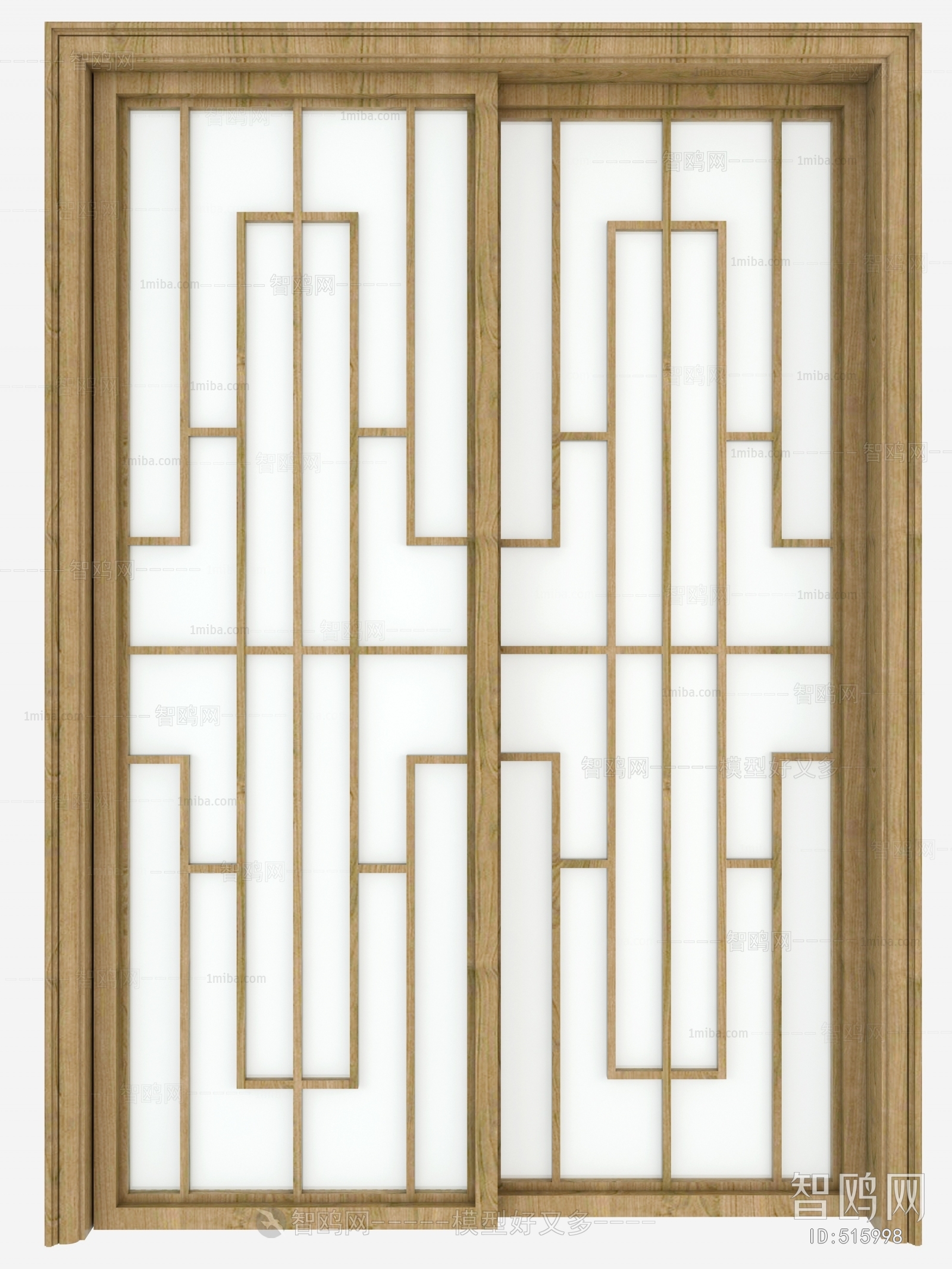 New Chinese Style Sliding Door