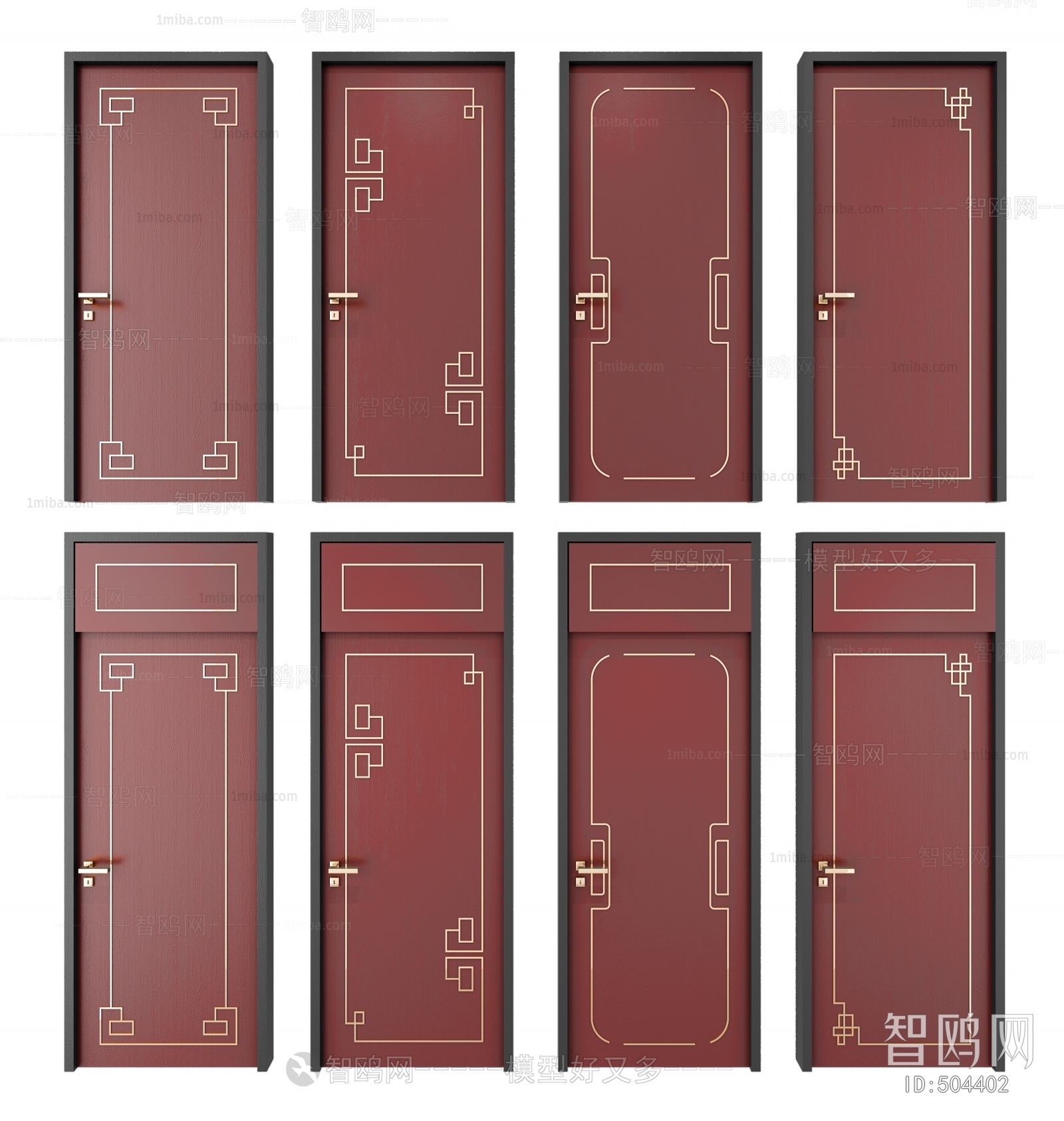 New Chinese Style Single Door