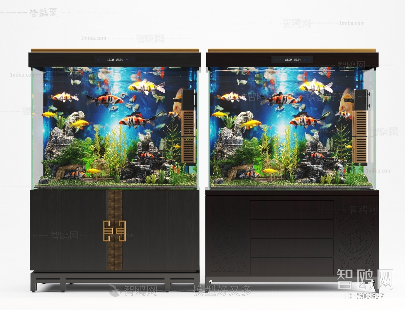 New Chinese Style Fish Tank