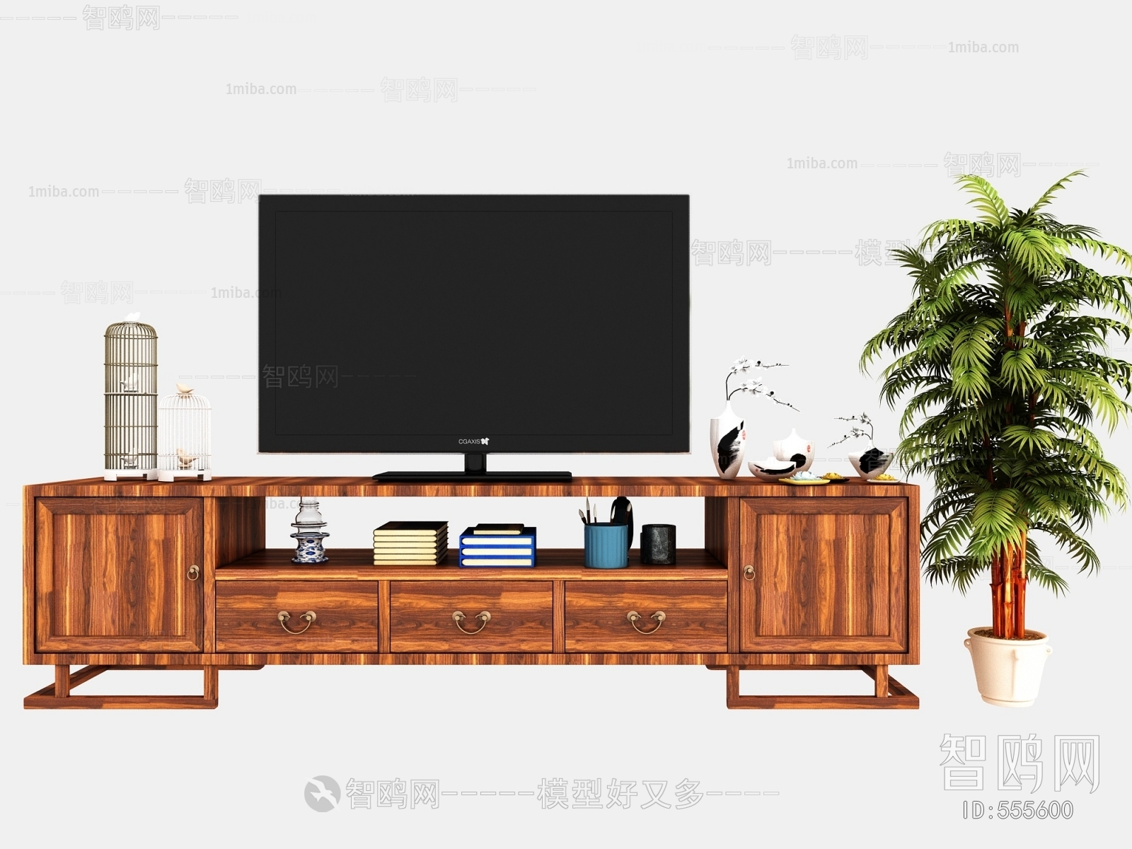 New Chinese Style TV Cabinet