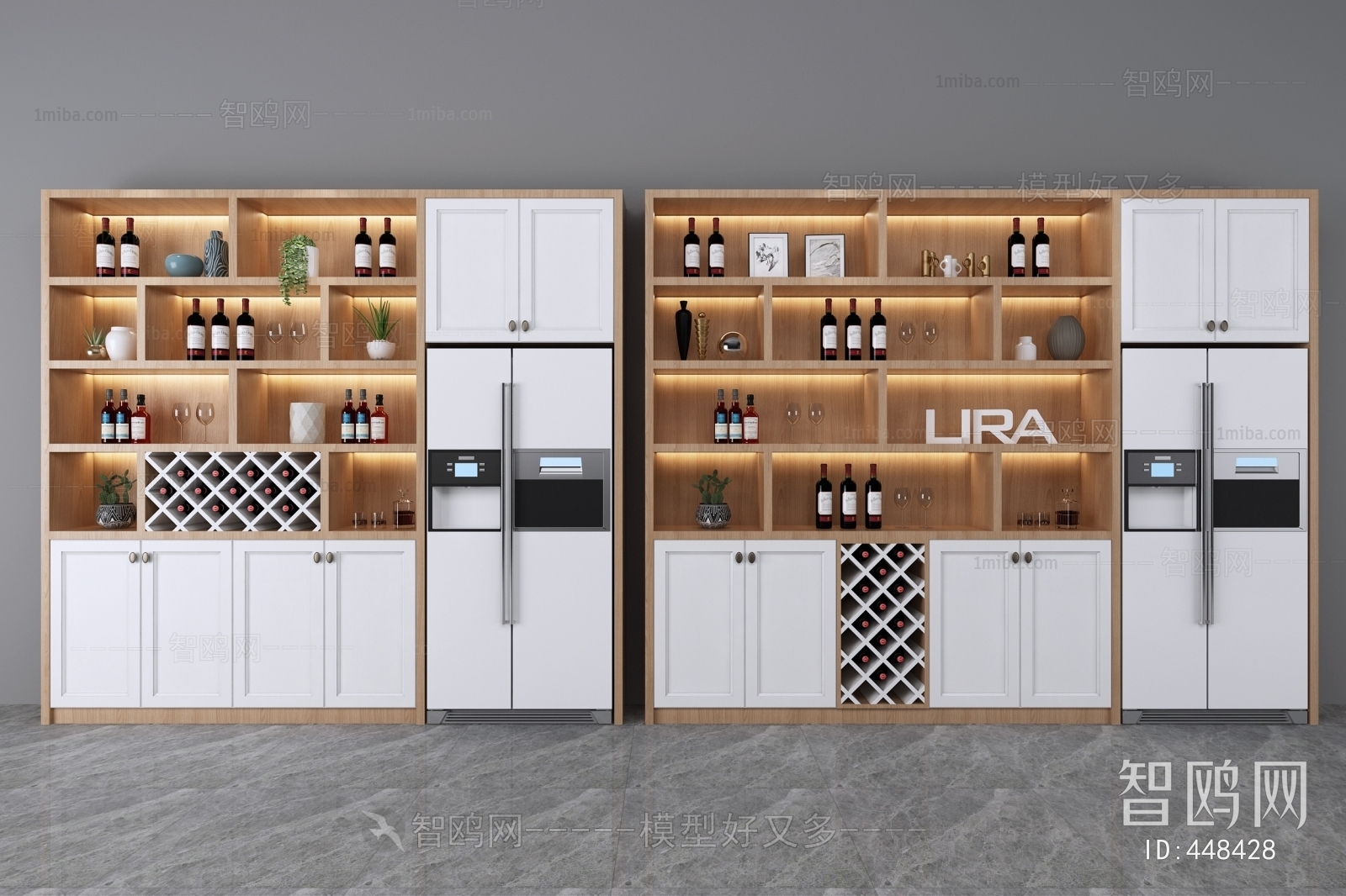 Nordic Style Wine Cabinet