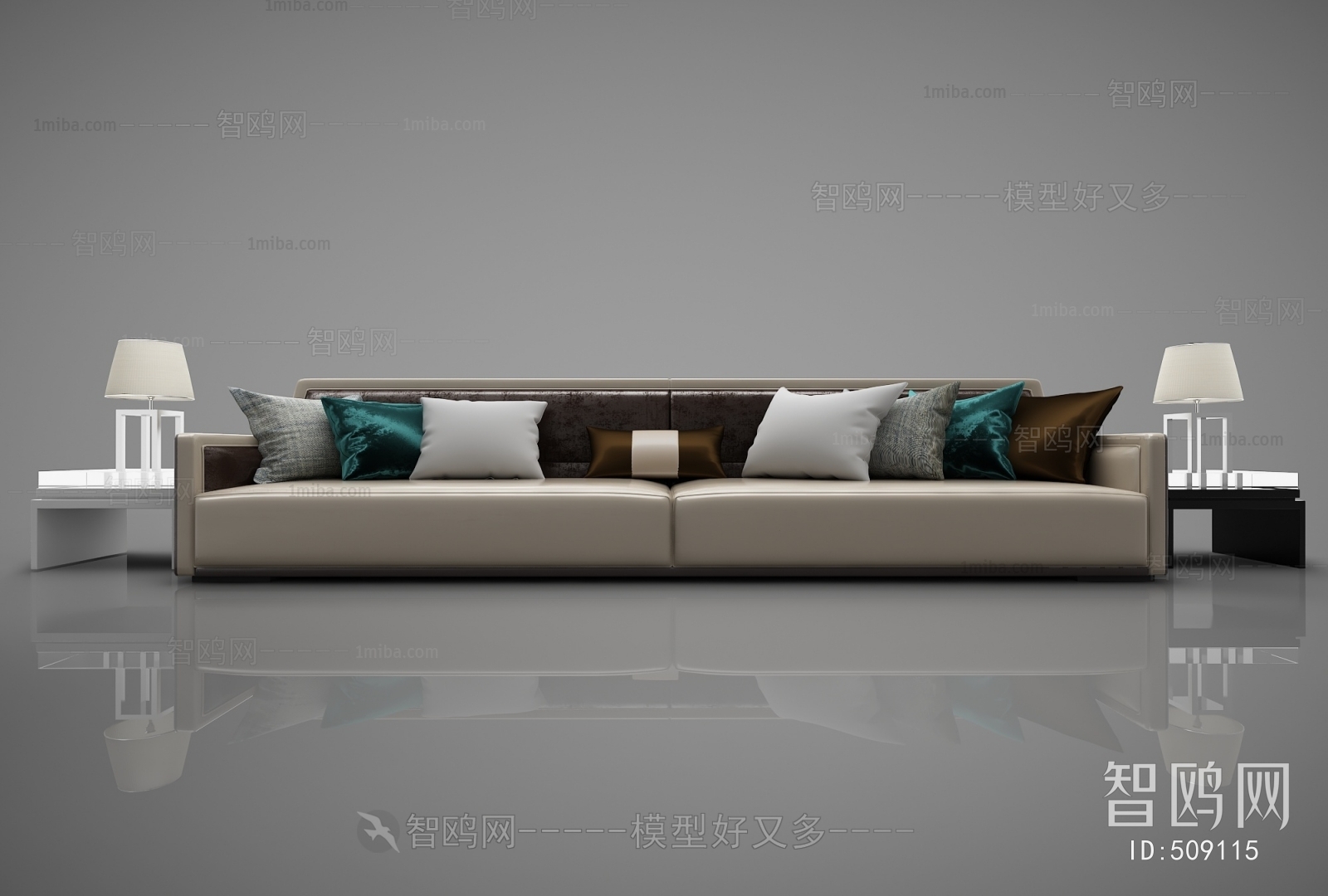 New Chinese Style Multi Person Sofa