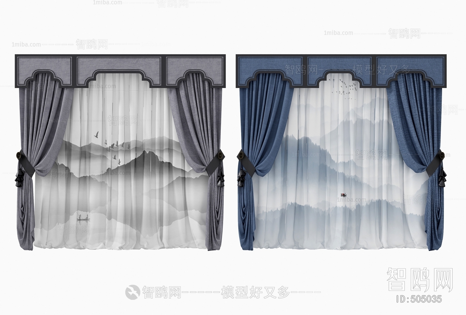 New Chinese Style The Curtain