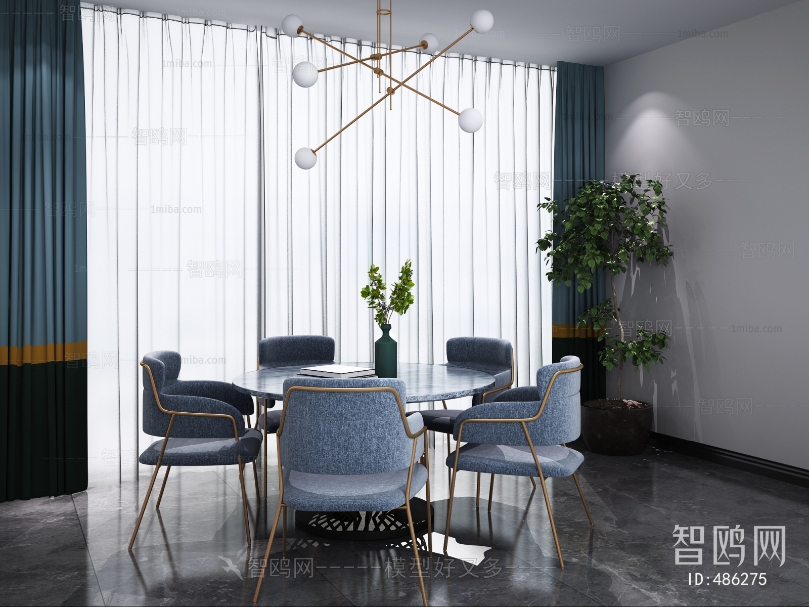 Modern Nordic Style Dining Table And Chairs