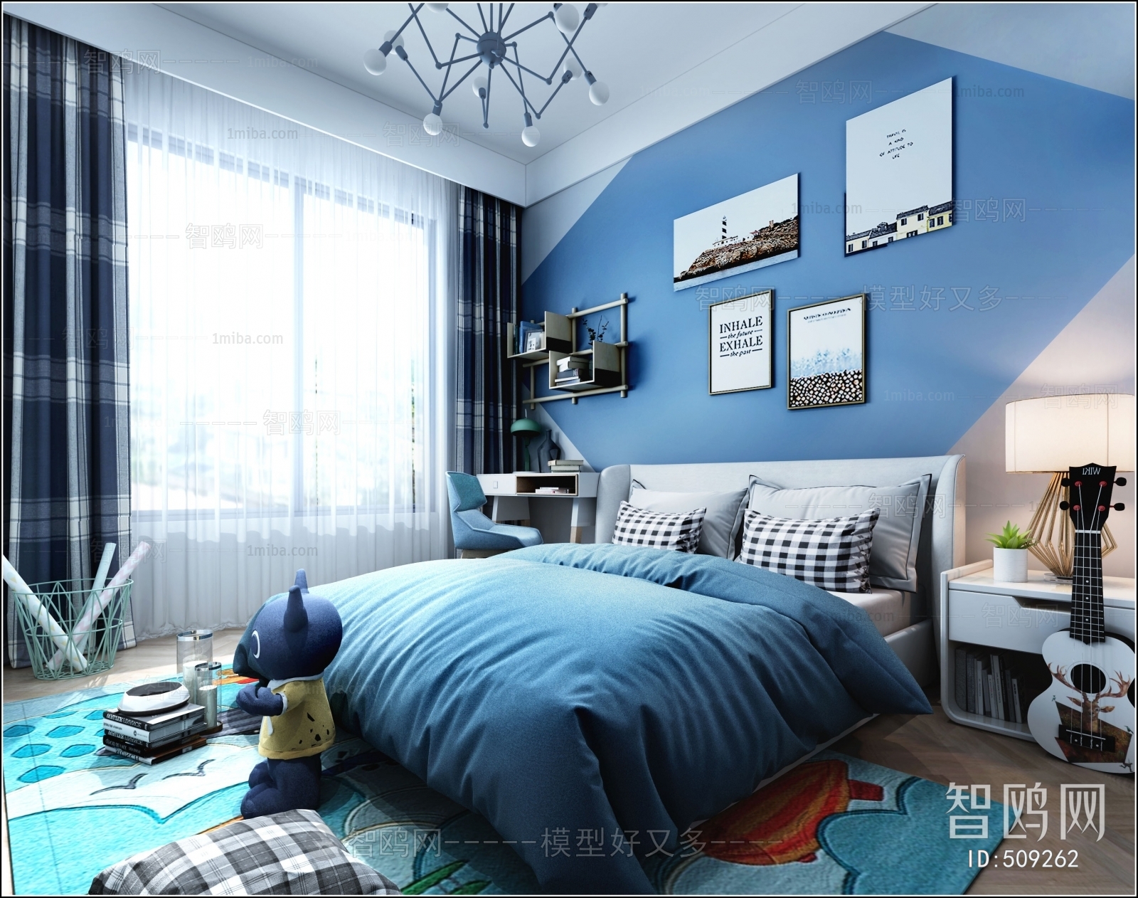 Modern Boy's Room And Son's Room