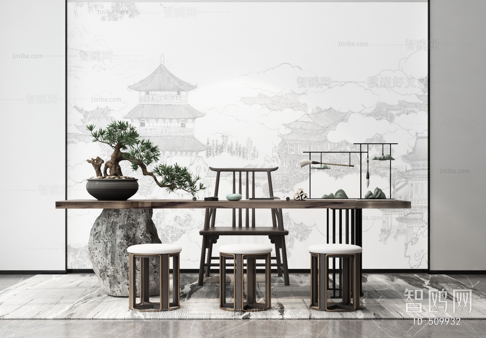 New Chinese Style Tea Tables And Chairs