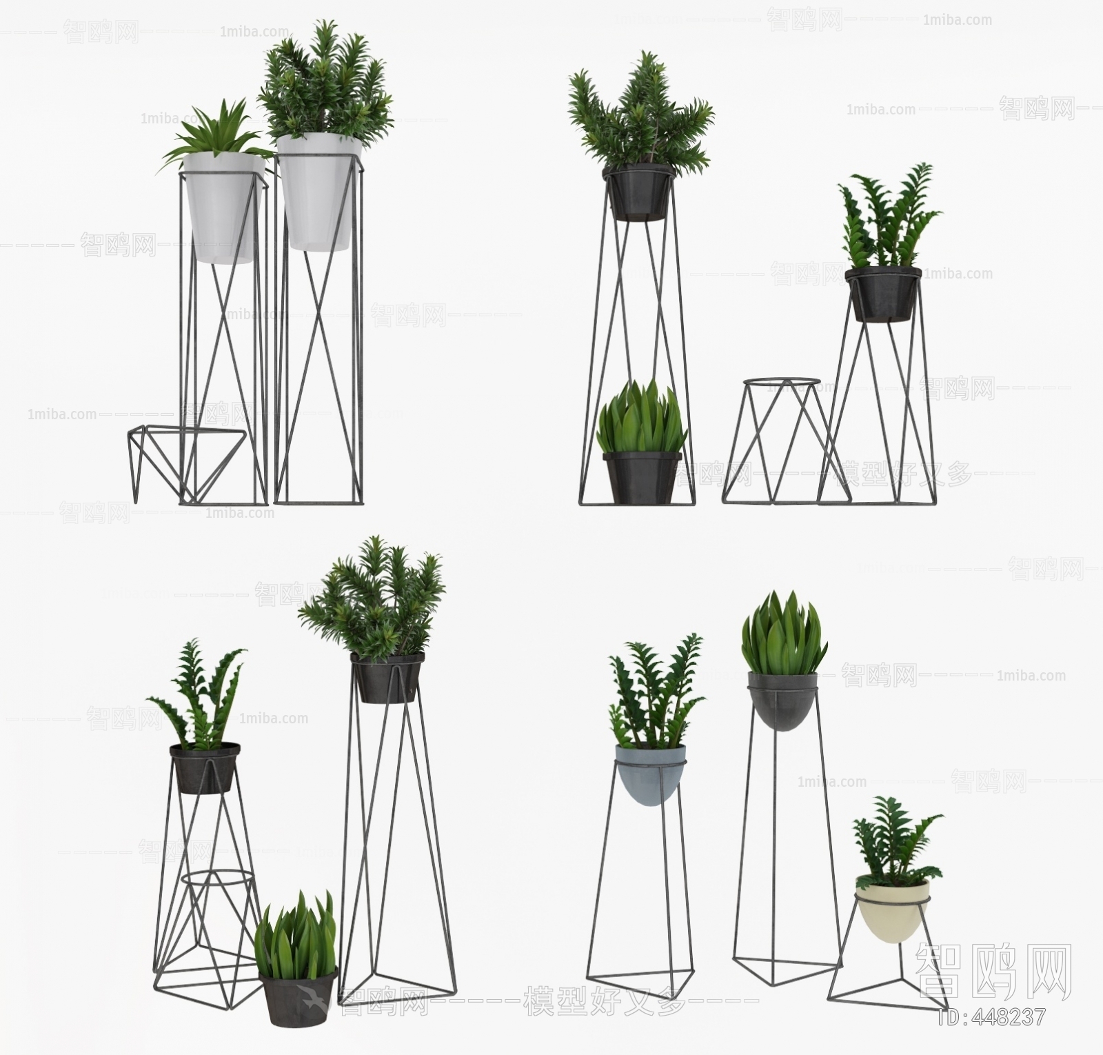 Nordic Style Potted Green Plant