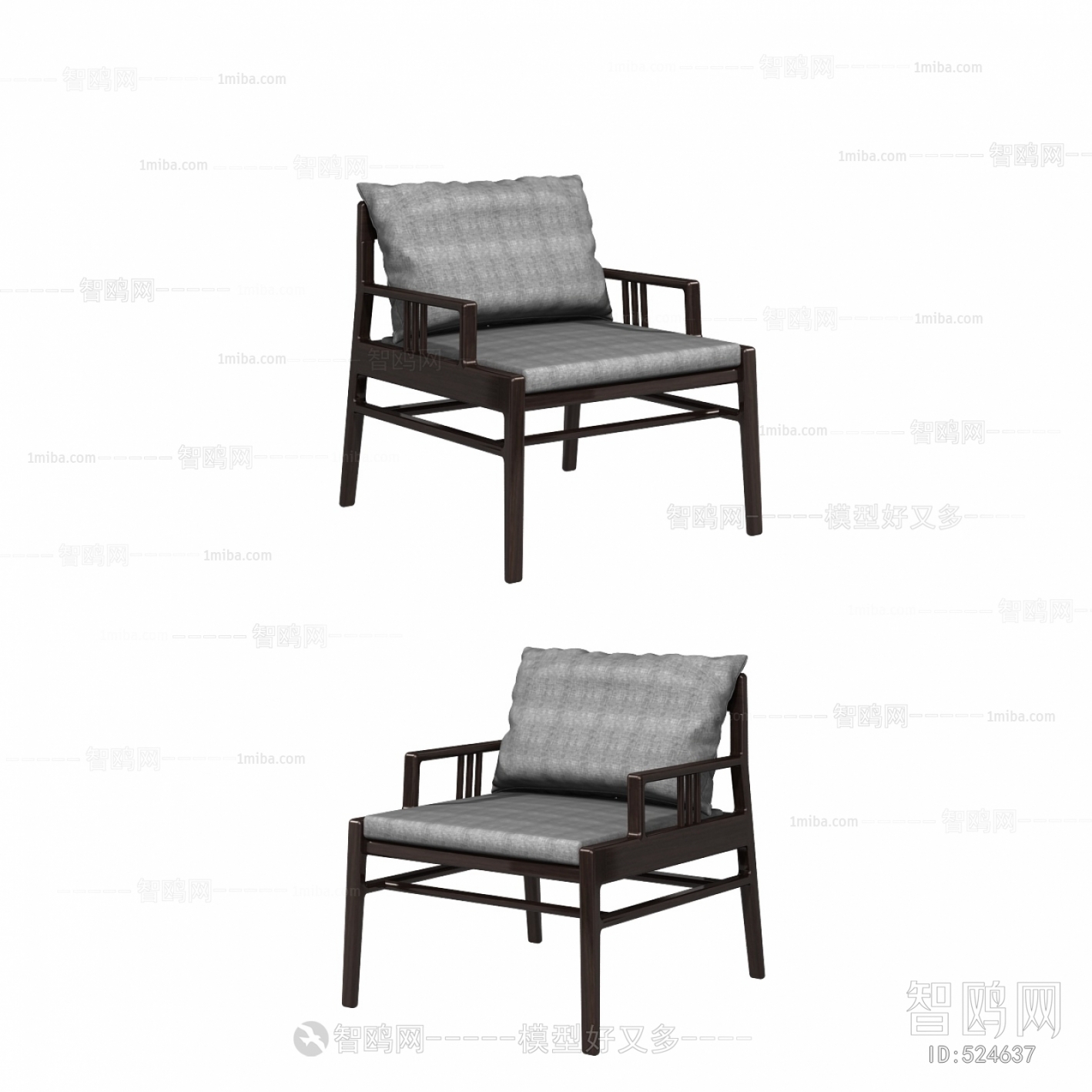 New Chinese Style Single Chair