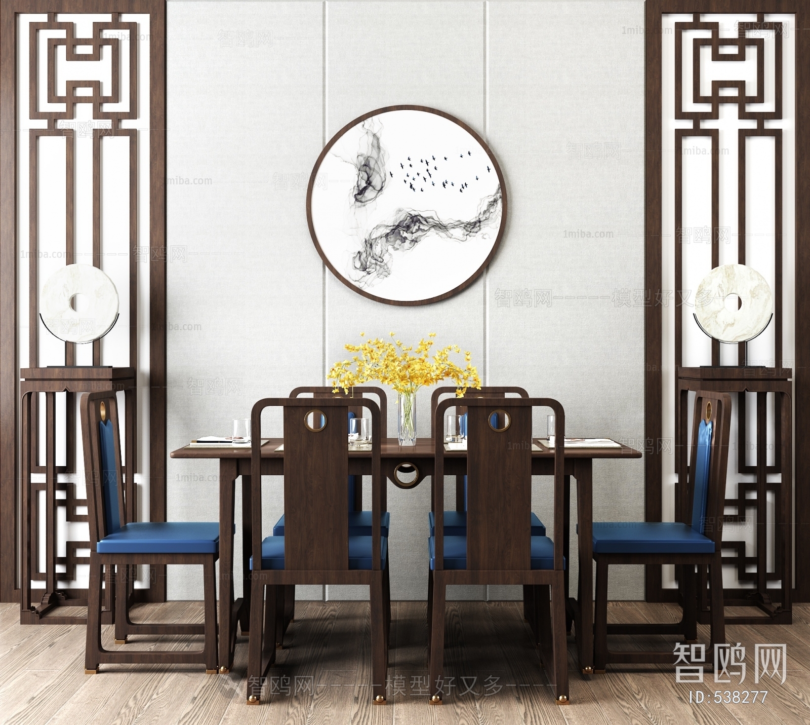 New Chinese Style Dining Table And Chairs