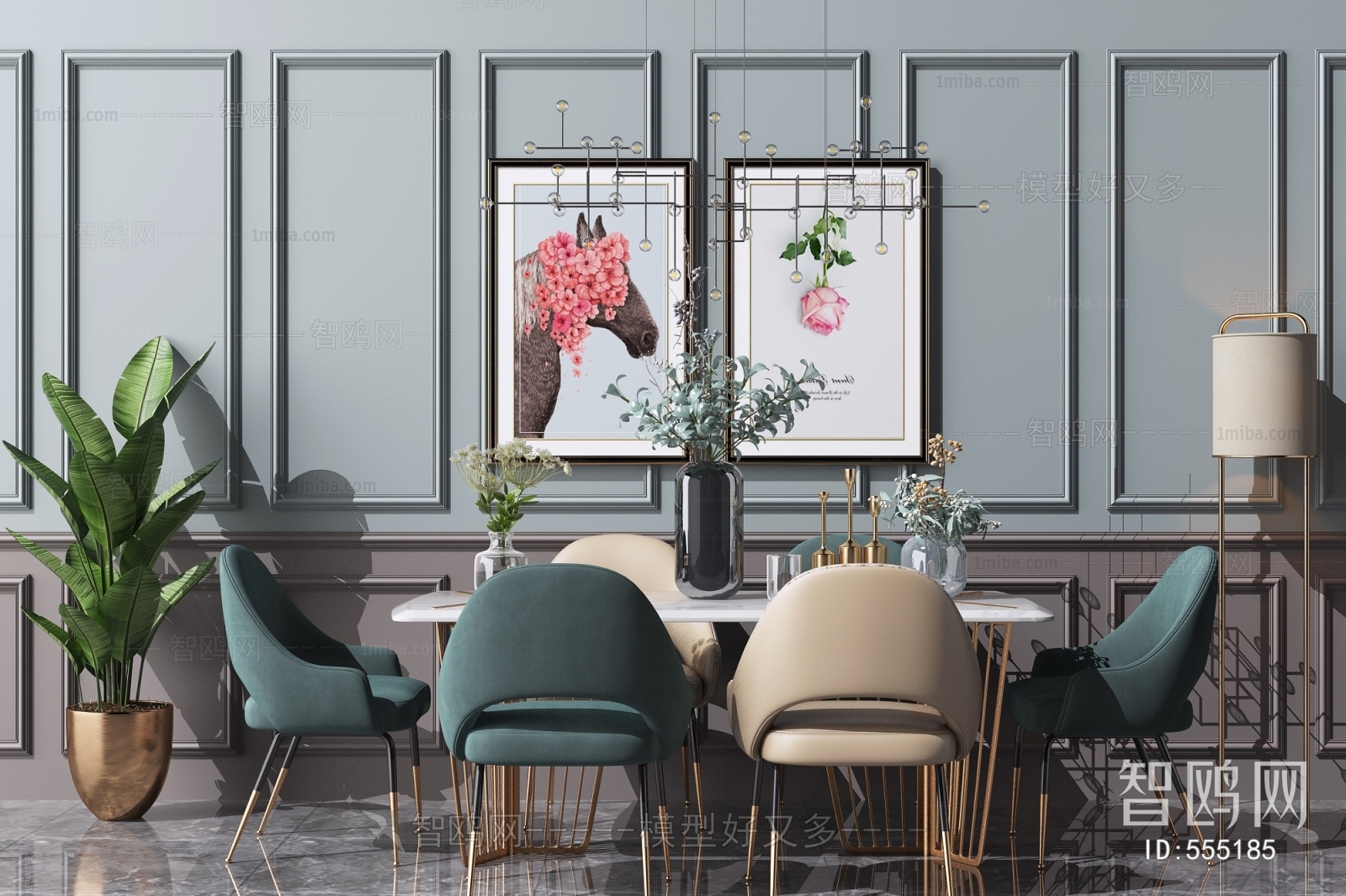 Nordic Style Dining Table And Chairs