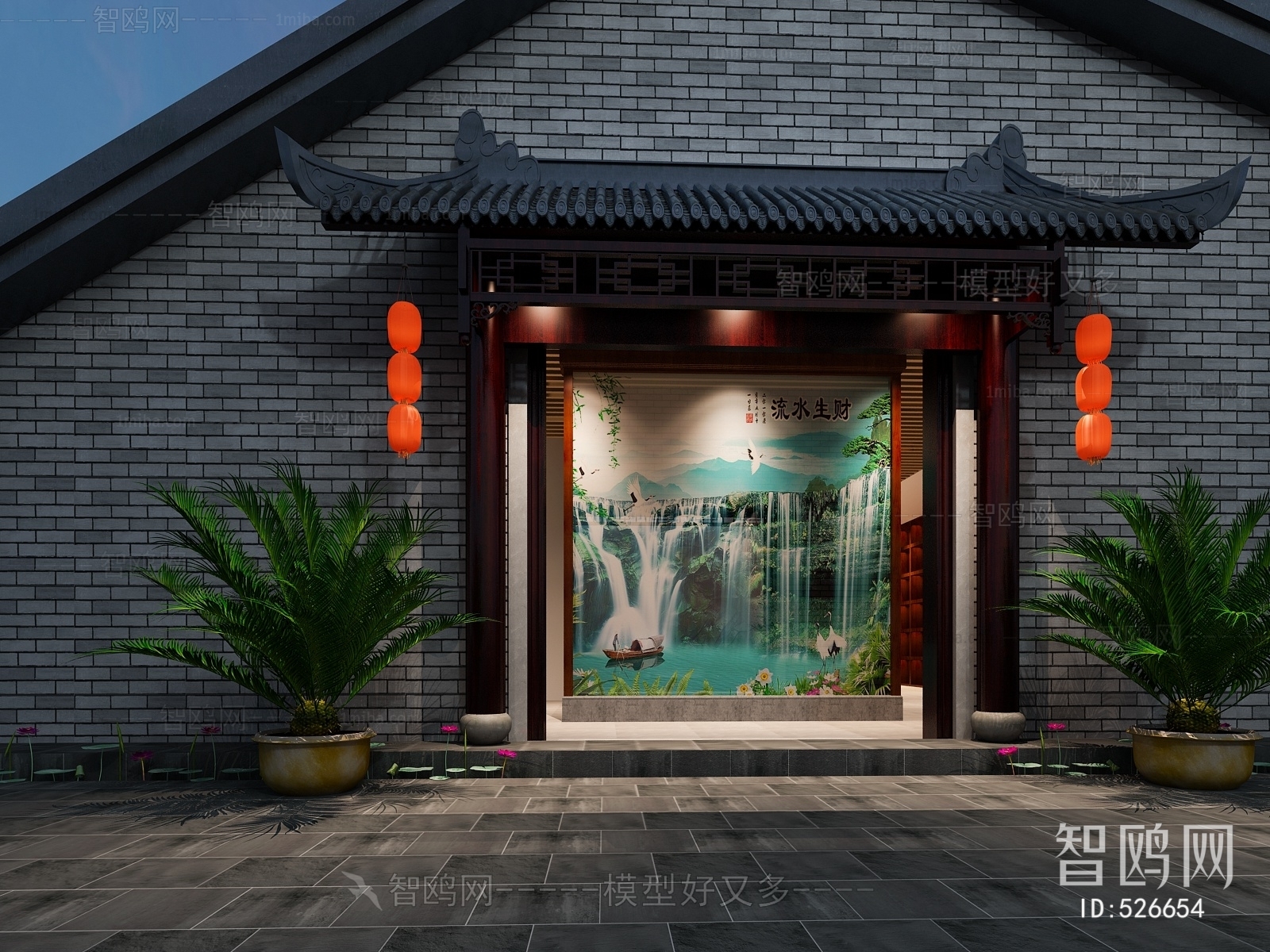 New Chinese Style Facade Element